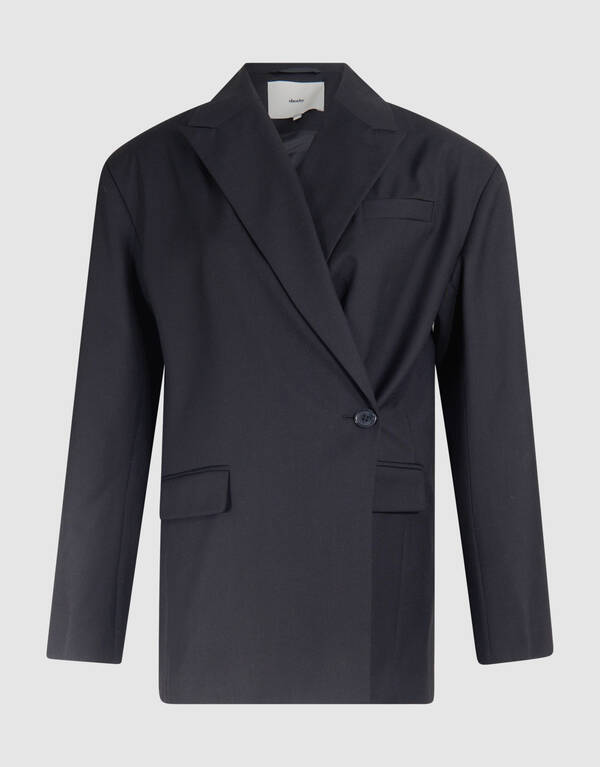 Übergroßer Blazer mit offenem Rücken Schwarz SHOEBY WOMEN