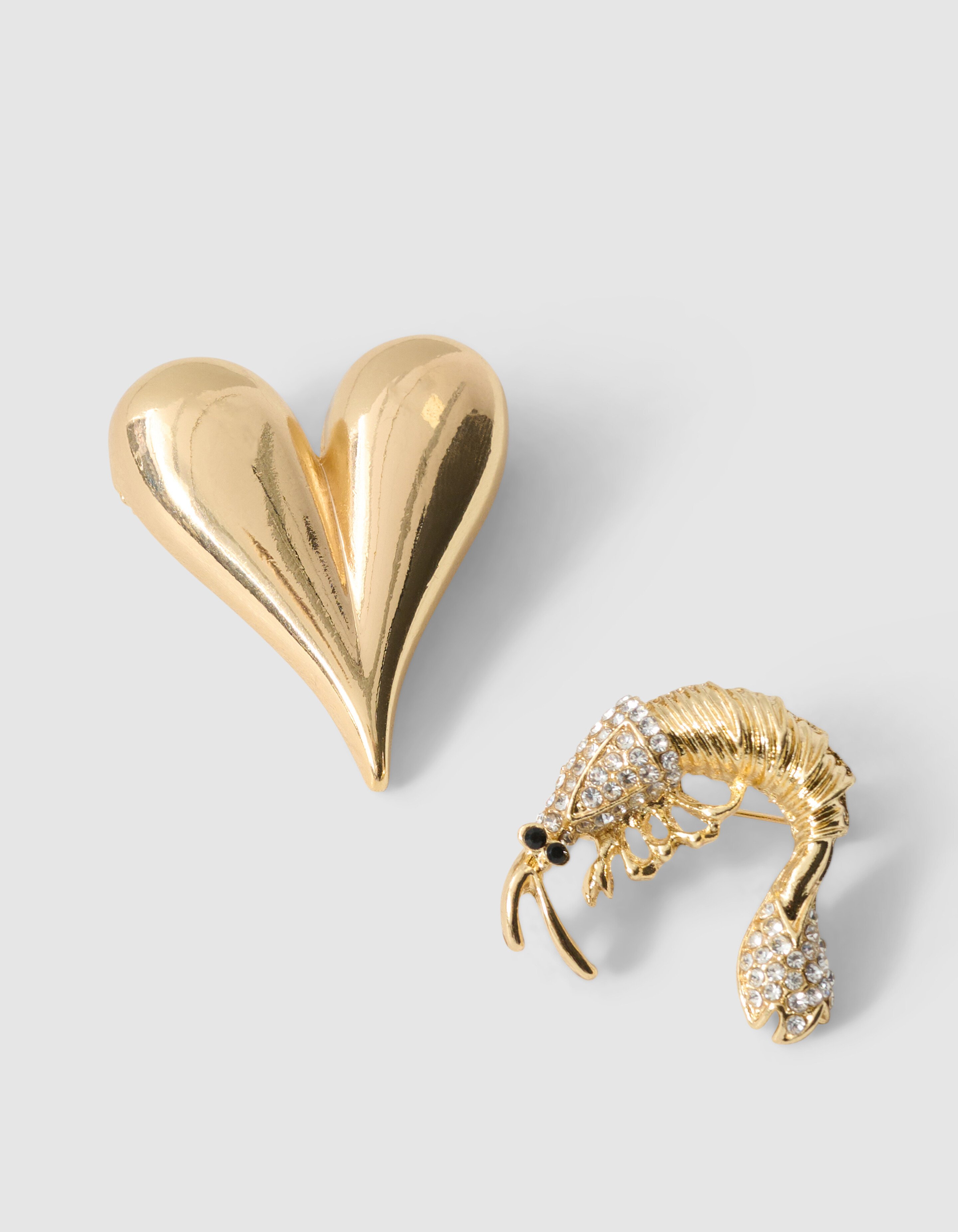 Garnelen-Brochetten-Set Gold SHOEBY ACCESSOIRES