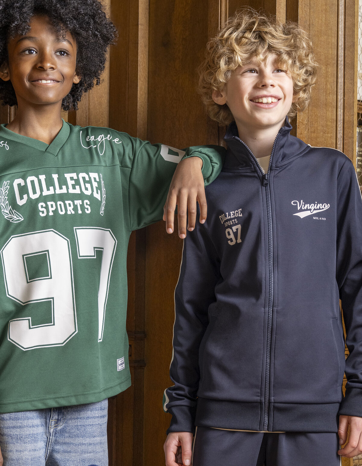 College-Weste Dunkelblau von Vingino SHOEBY BOYS