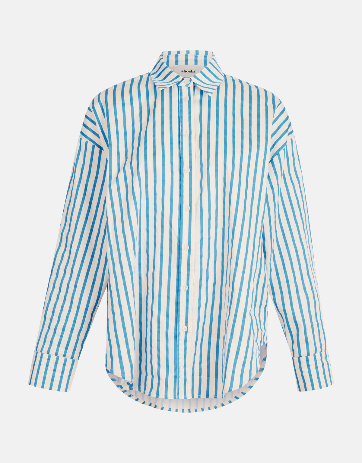 Nadelstreifenbluse Blau SHOEBY WOMEN