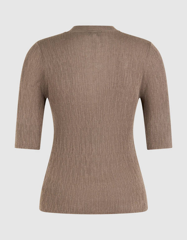 Lurex Struktur Top Khaki SHOEBY WOMEN