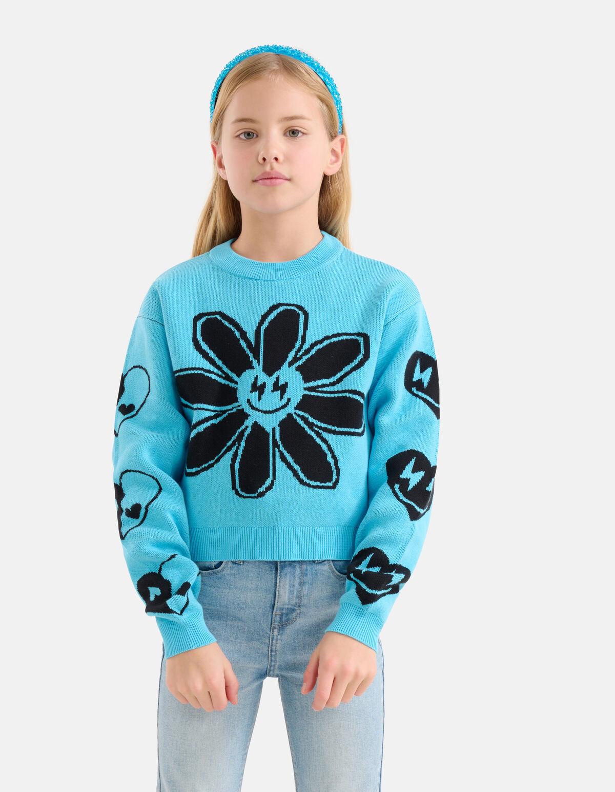 Artwork Pullover Blau SHOEBY GIRLS