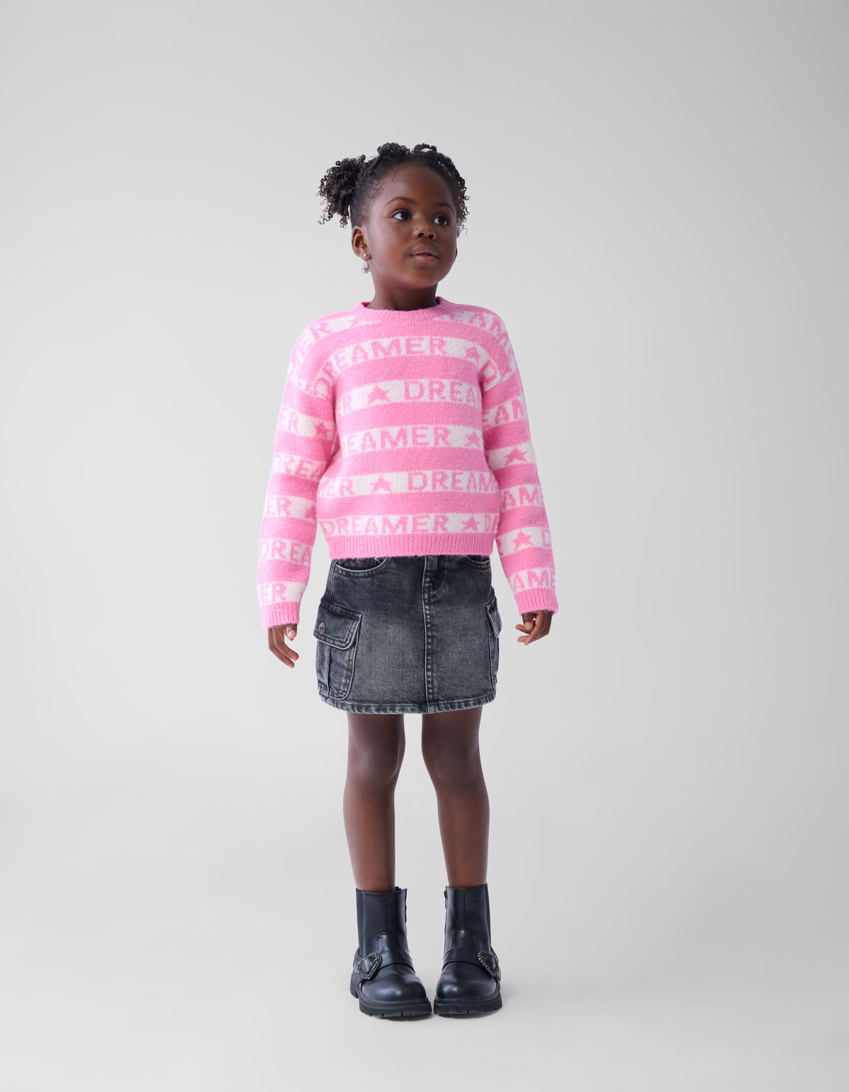 Bedruckter Pullover Rosa SHOEBY GIRLS