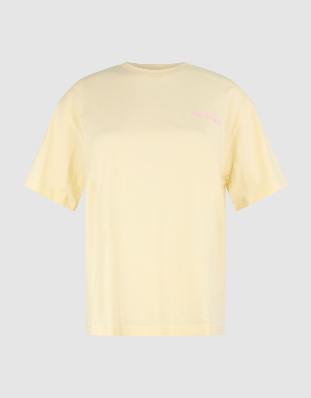 Cocktail Kunst T-Shirt Lichtgelb SHOEBY WOMEN