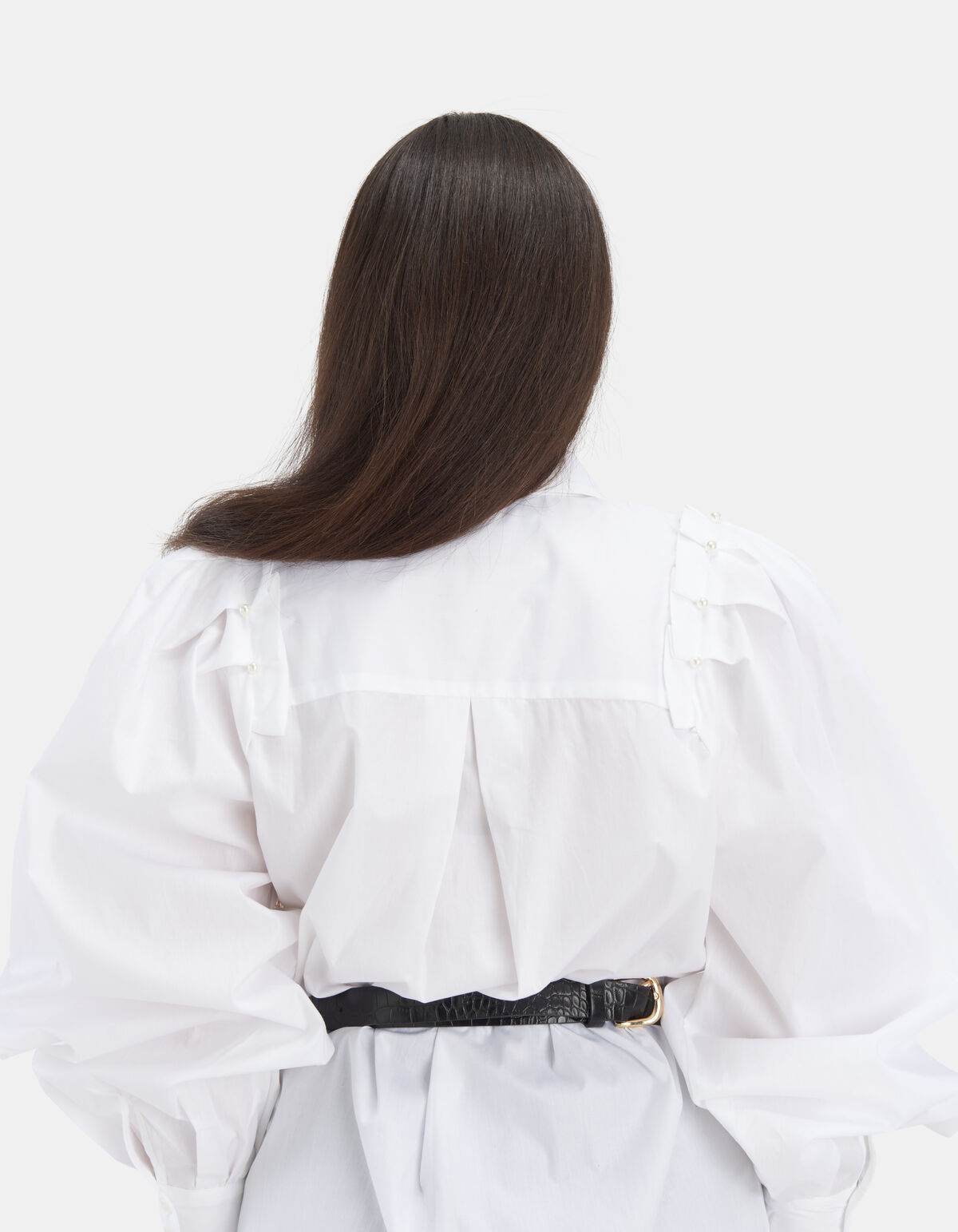 Popeline Bluse von Fred van Leer EKSEPT