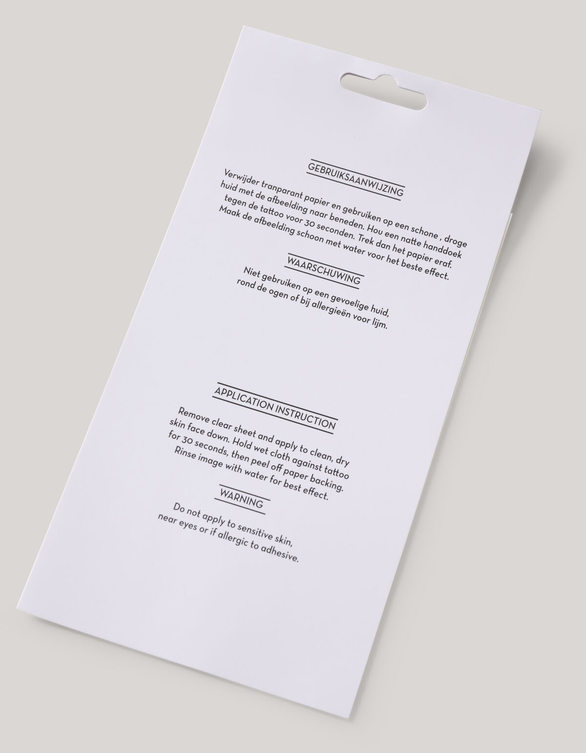 Strand Klebe-Tattoo SHOEBY ACCESSOIRES