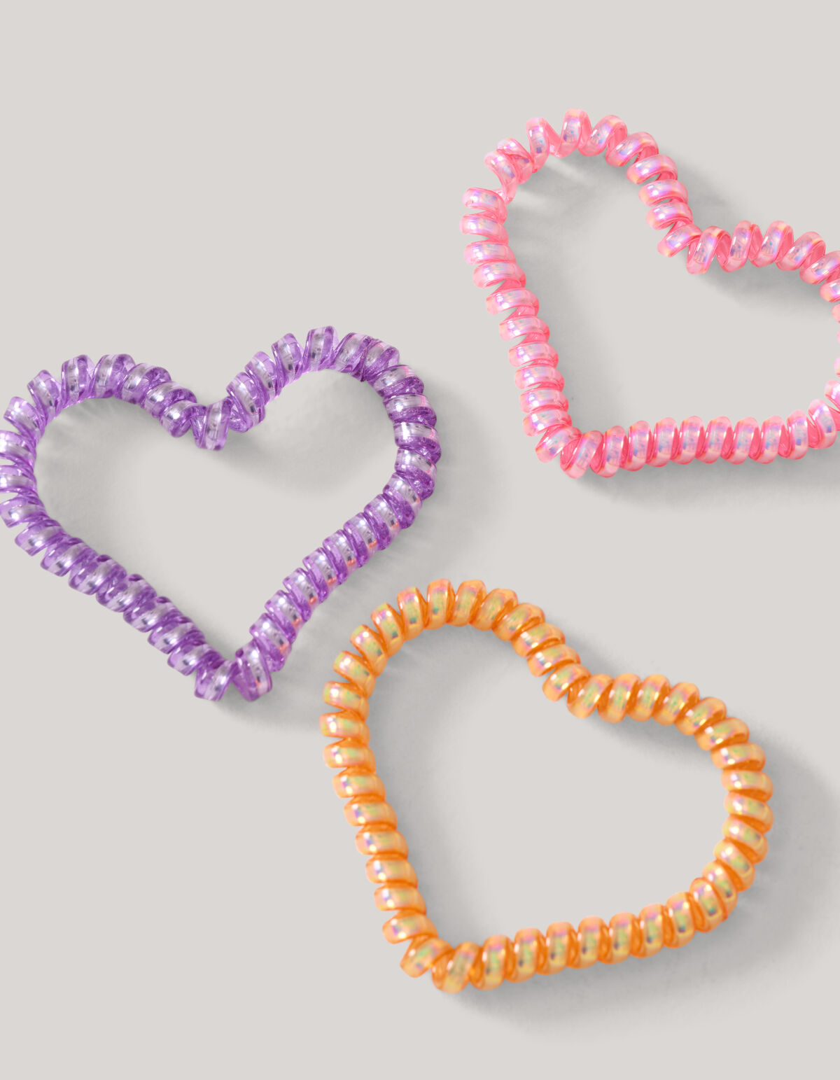 Herz Haargummib&auml;nder Multicolour SHOEBY ACCESSOIRES