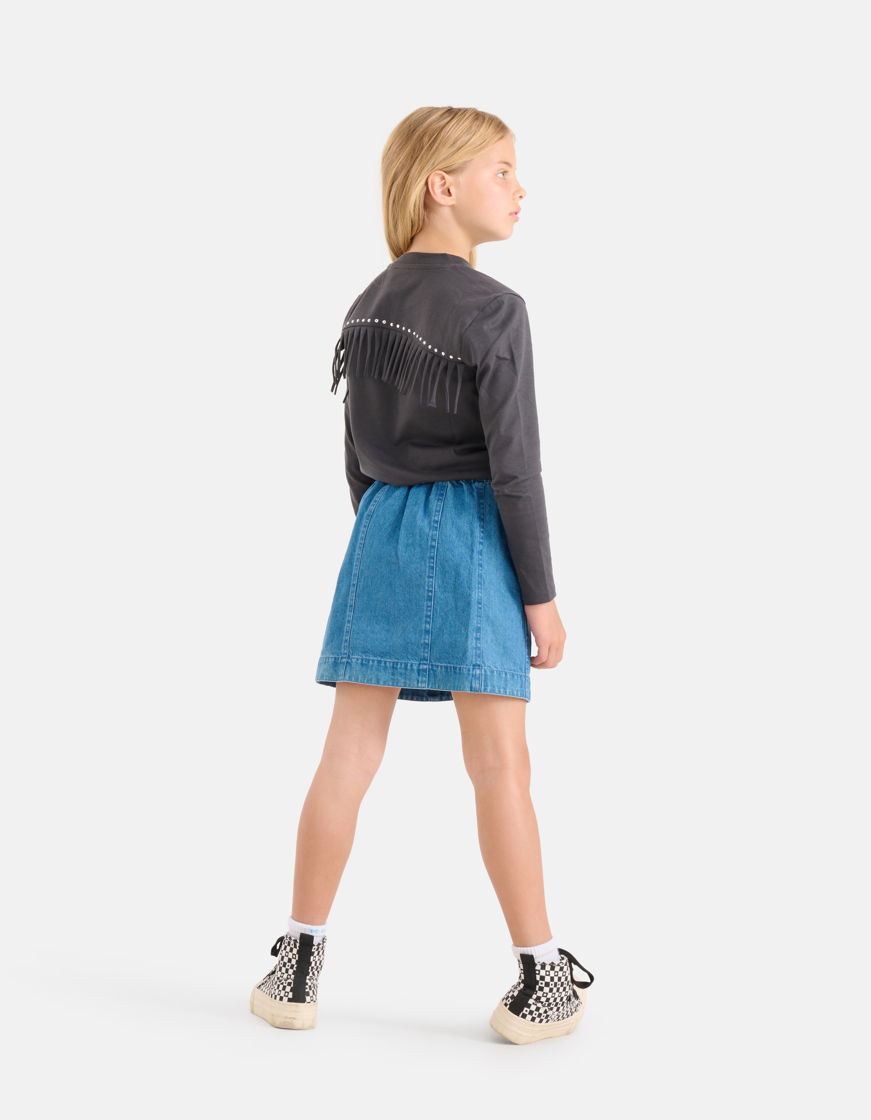 Denim Rok Blauw SHOEBY GIRLS