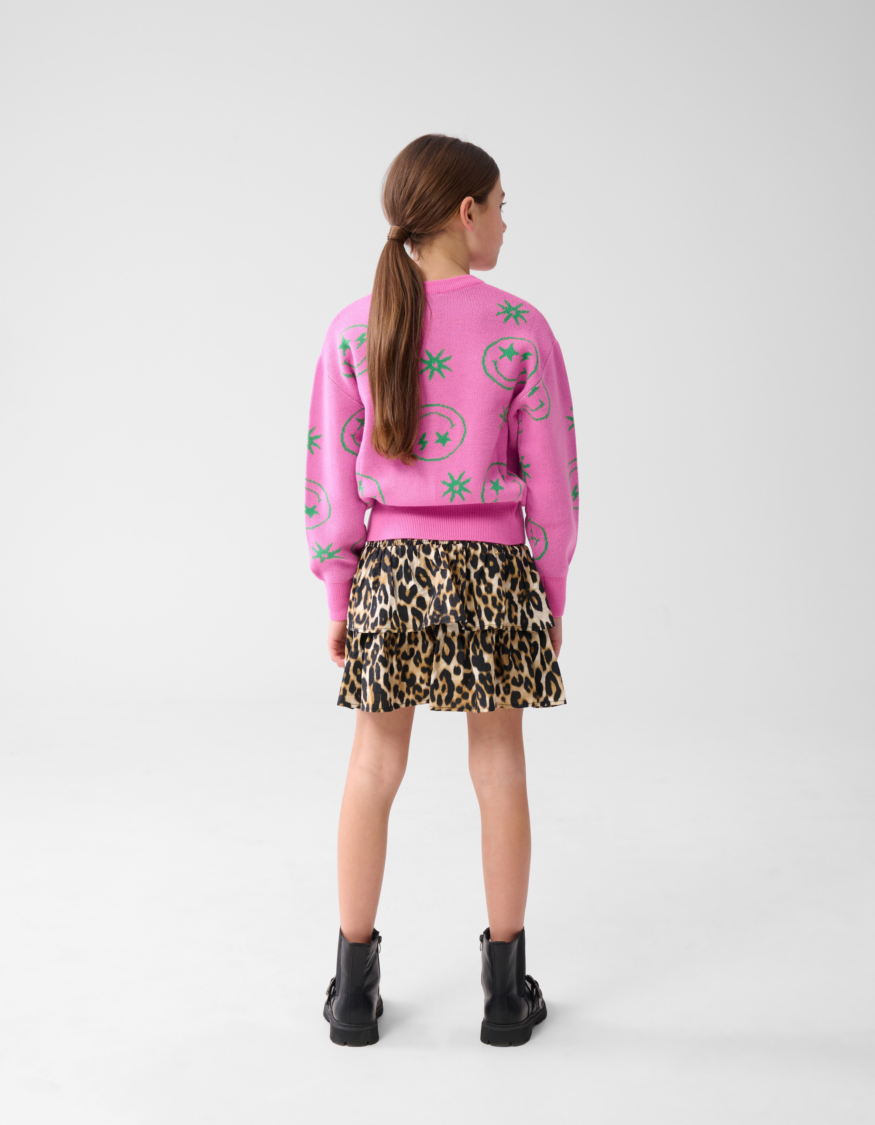 Smiley-Pullover Rosa SHOEBY GIRLS