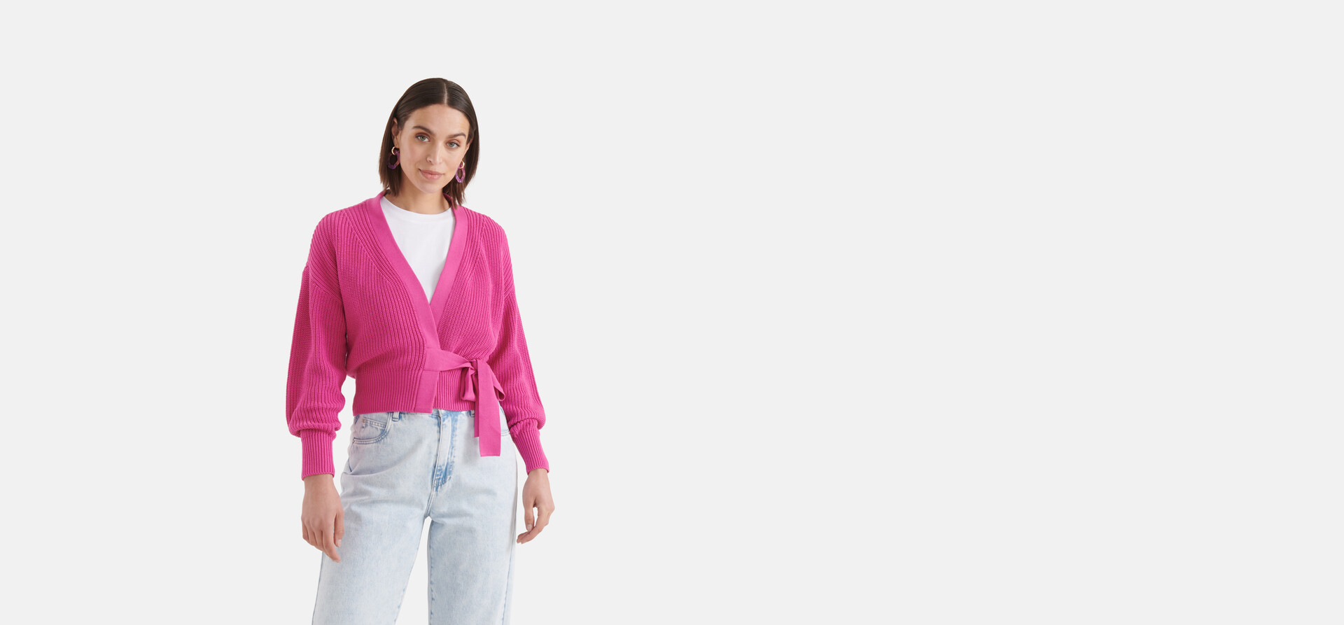Wickelstrickjacke Rosa SHOEBY WOMEN