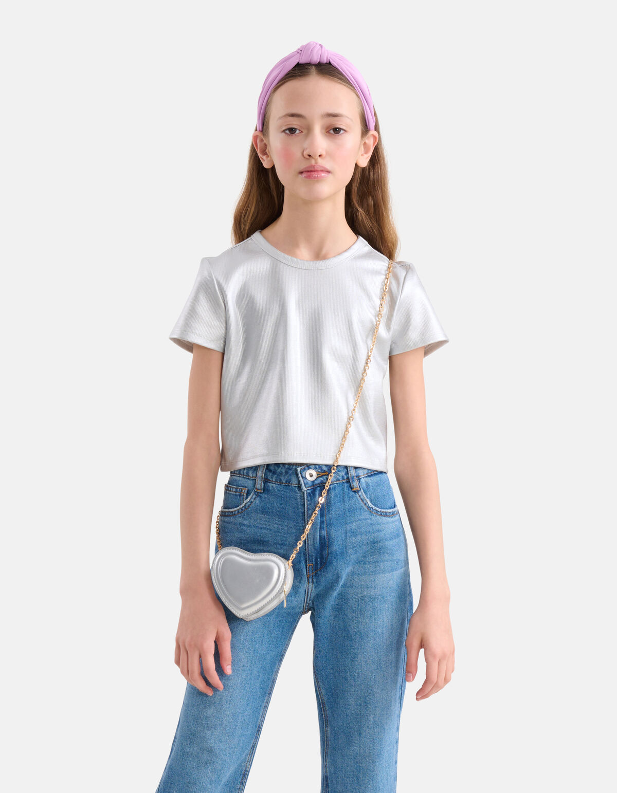 Cropped Top Zilver SHOEBY GIRLS