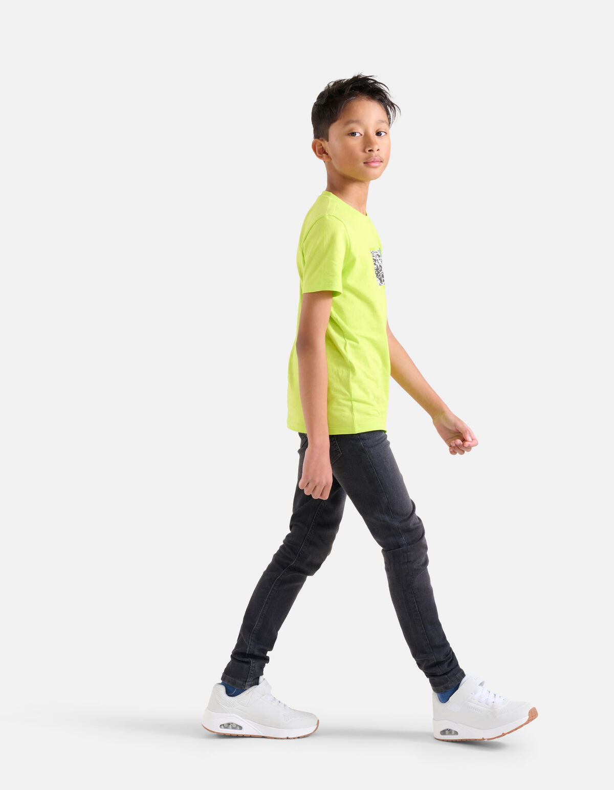 Kunstwerk T-shirt Lime Green SHOEBY BOYS