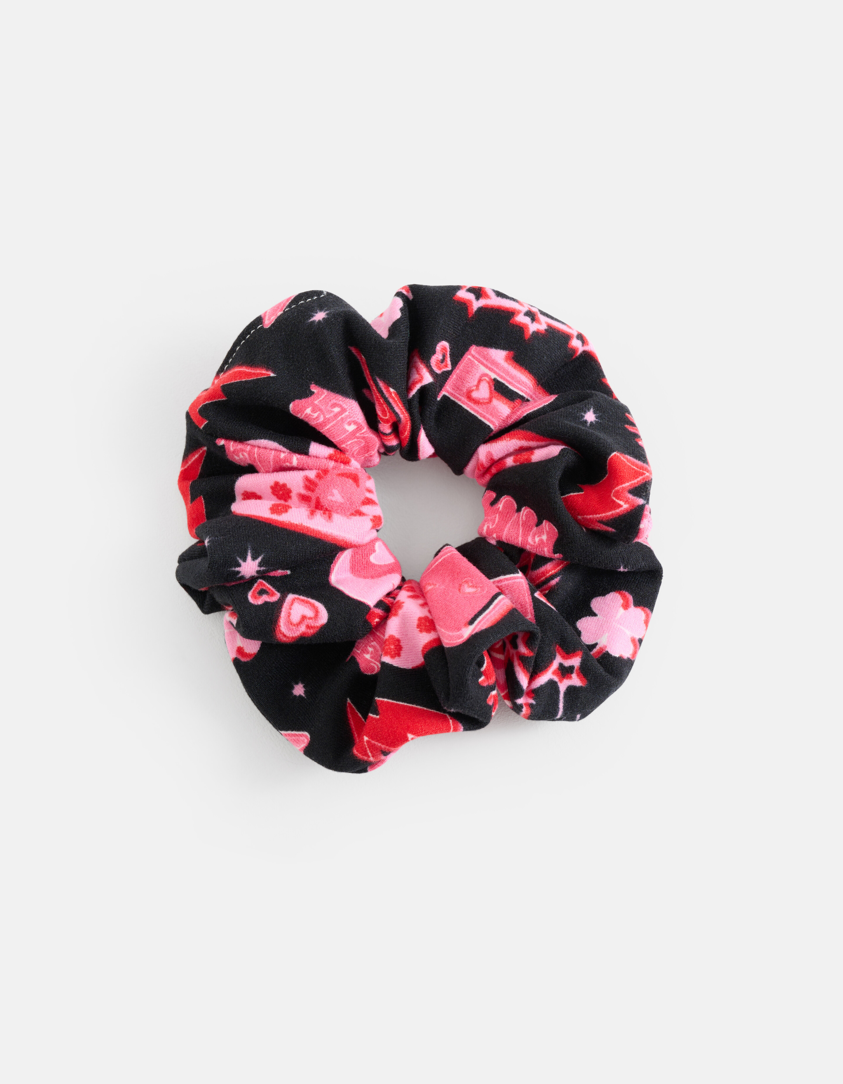 Bedrucktes Haargummi Rosa SHOEBY ACCESSOIRES