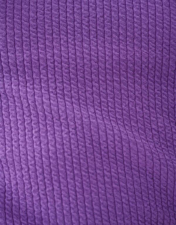 Kabel-Rüschen-Top Lila SHOEBY GIRLS