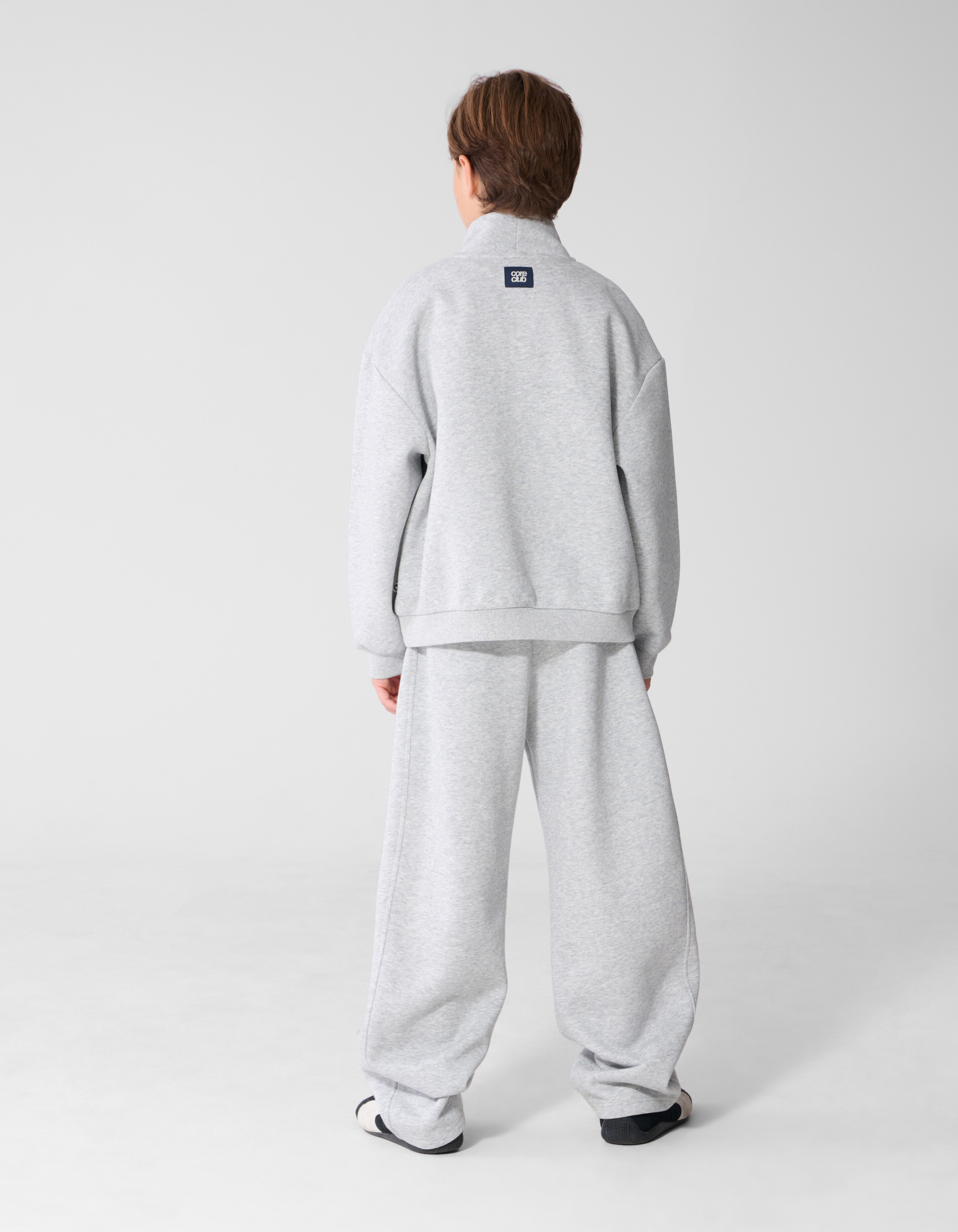 Melange Balloon Fit Hose Hellgrau SHOEBY BOYS