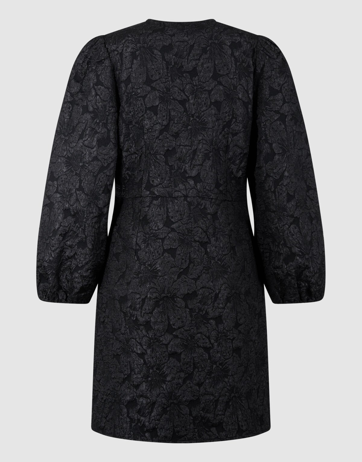 Jacquard-Wickel-Minikleid Schwarz SHOEBY WOMEN