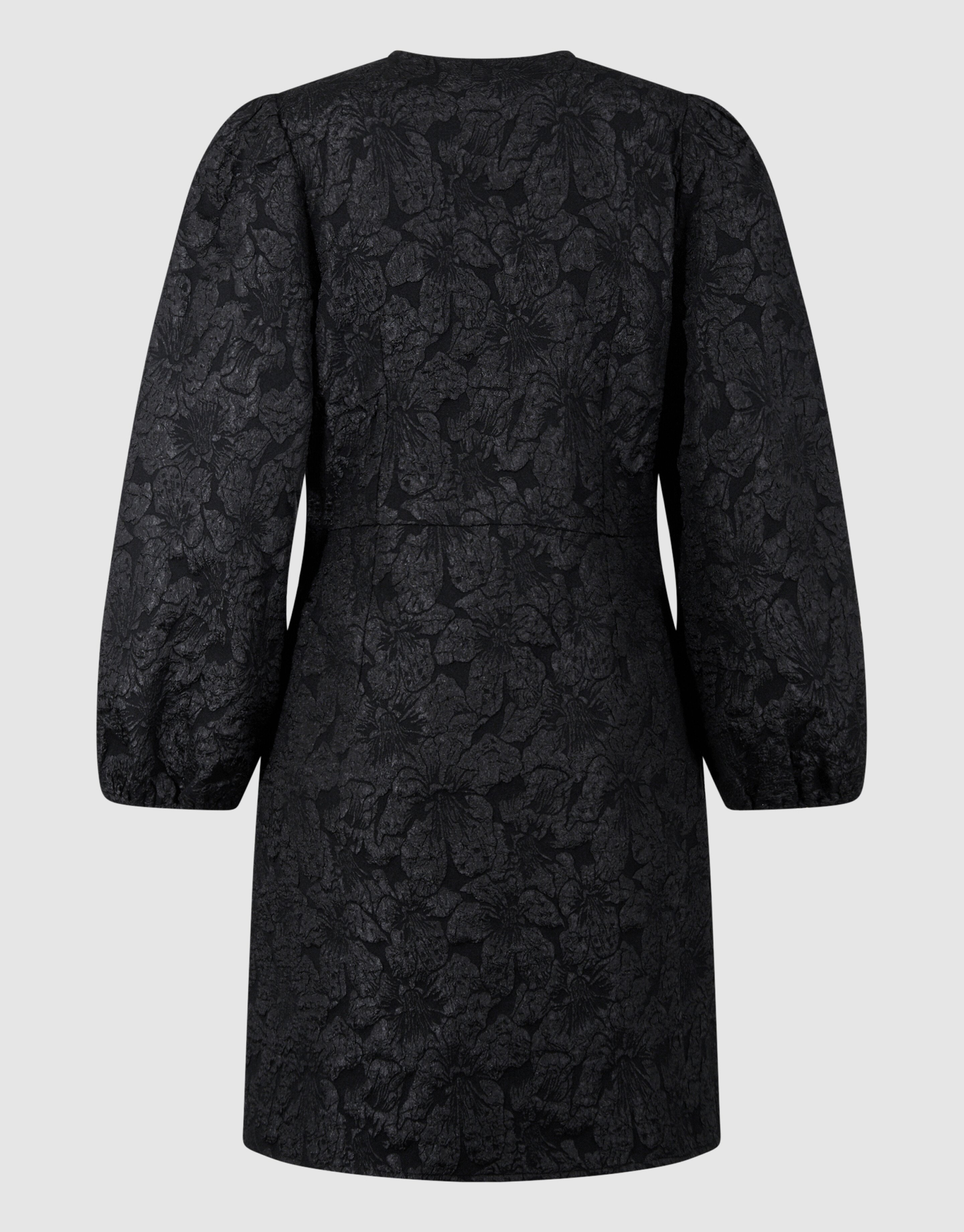 Jacquard-Wickel-Minikleid Schwarz SHOEBY WOMEN