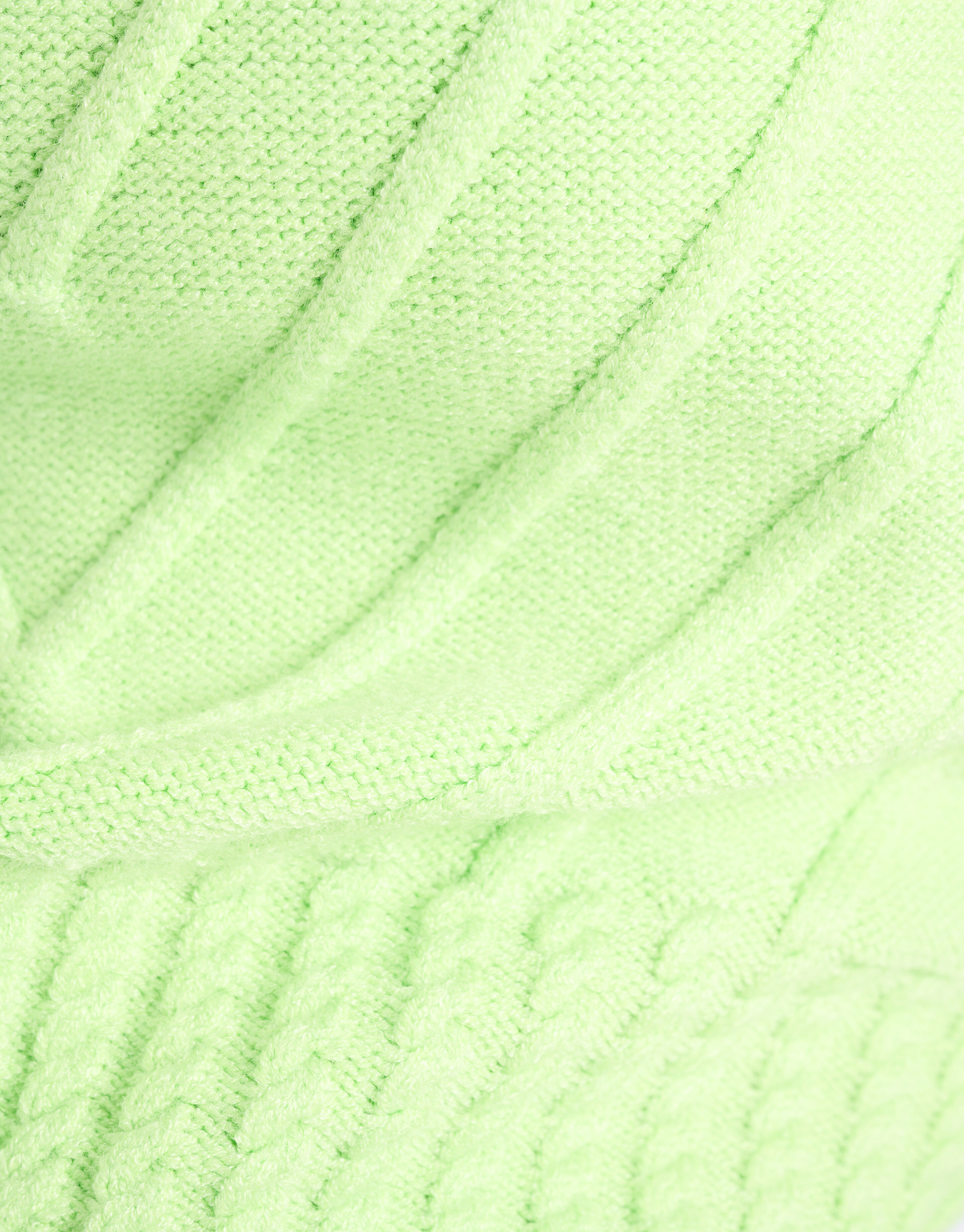 Diagonaler Pullover Lime Green SHOEBY WOMEN