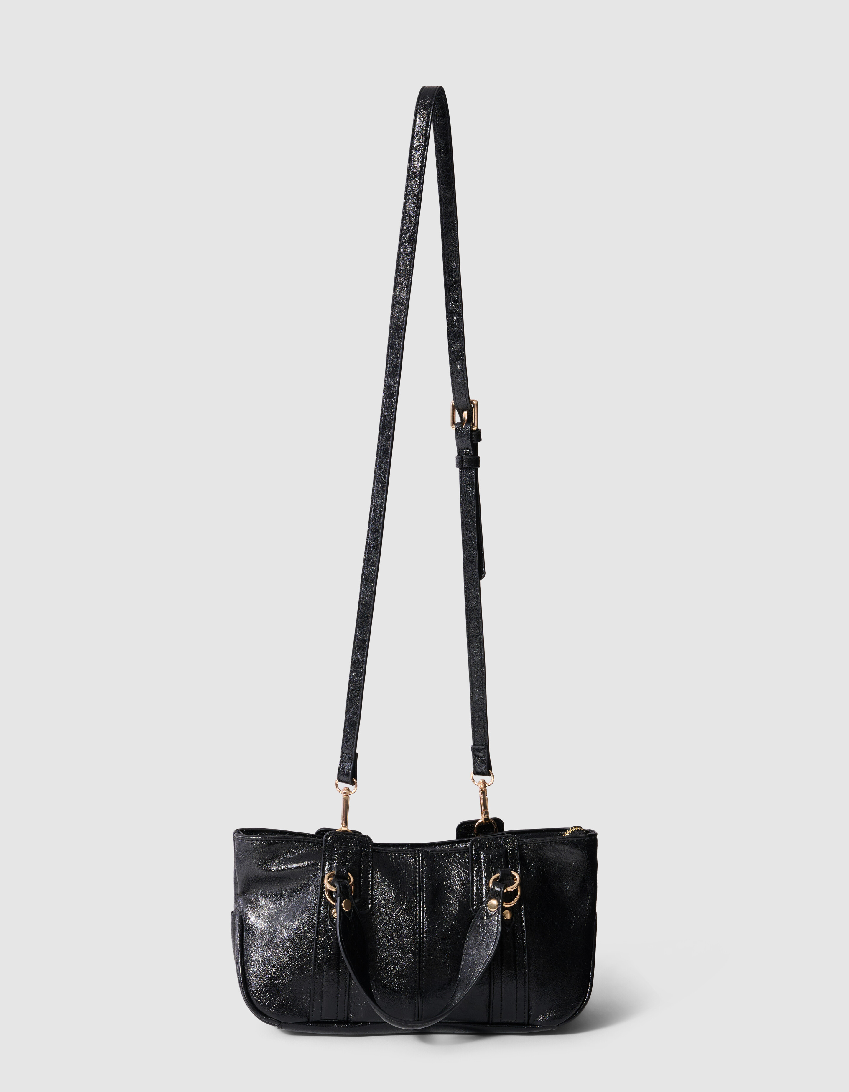 Vintage Ring Tasche Schwarz SHOEBY ACCESSOIRES