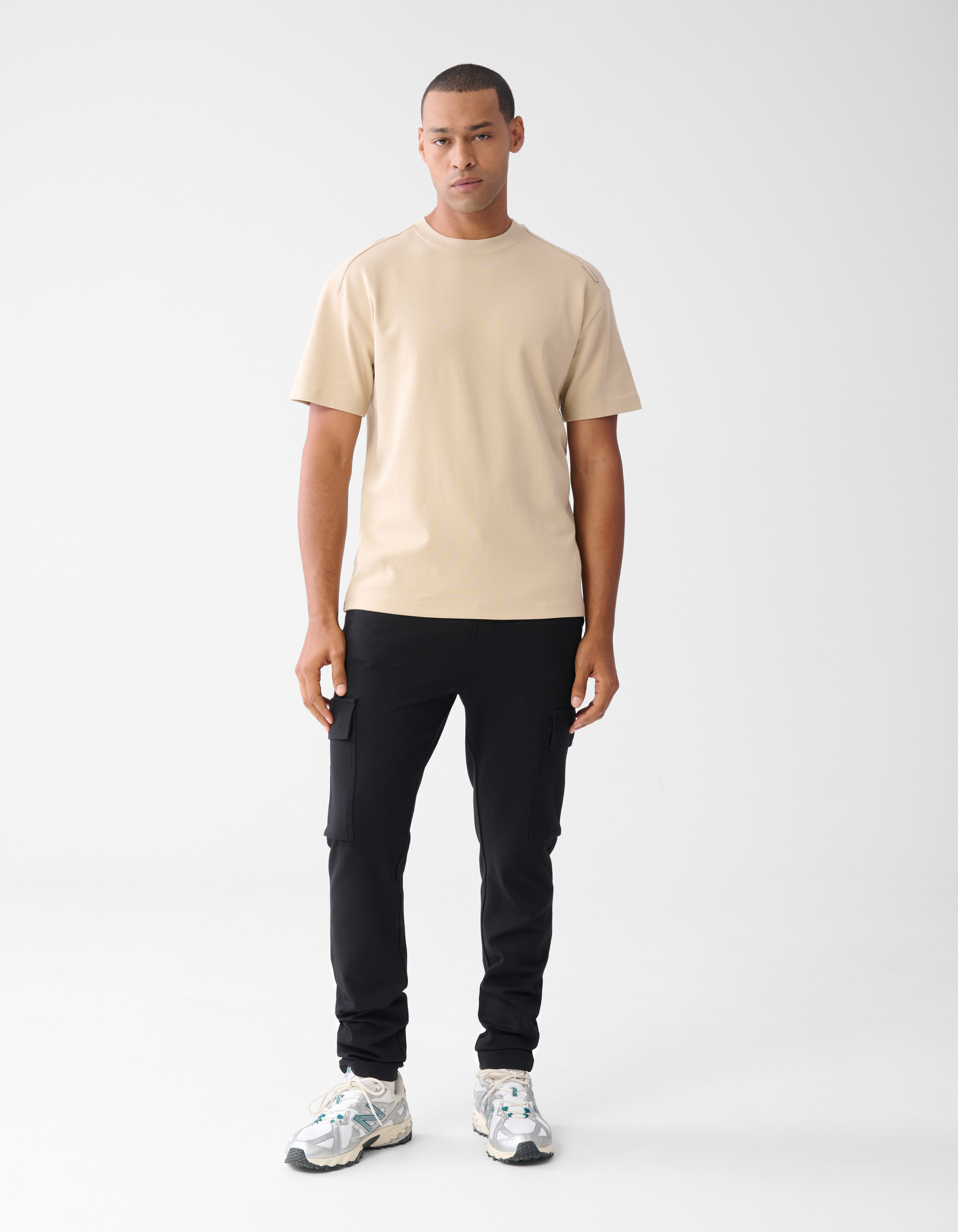 Label-T-Shirt Sand SHOEBY MEN