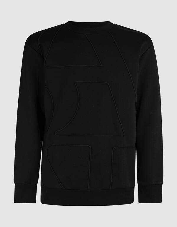 Cord Artwork Pullover Schwarz SHOEBY MEN