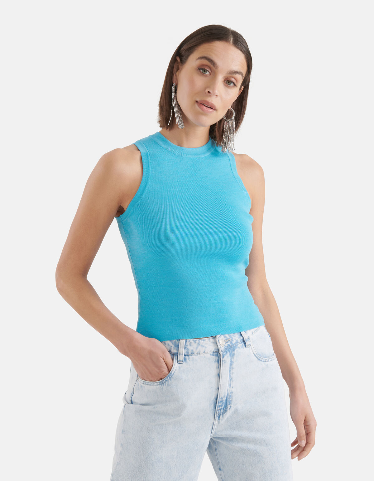 Tr&auml;gertop Blau SHOEBY WOMEN