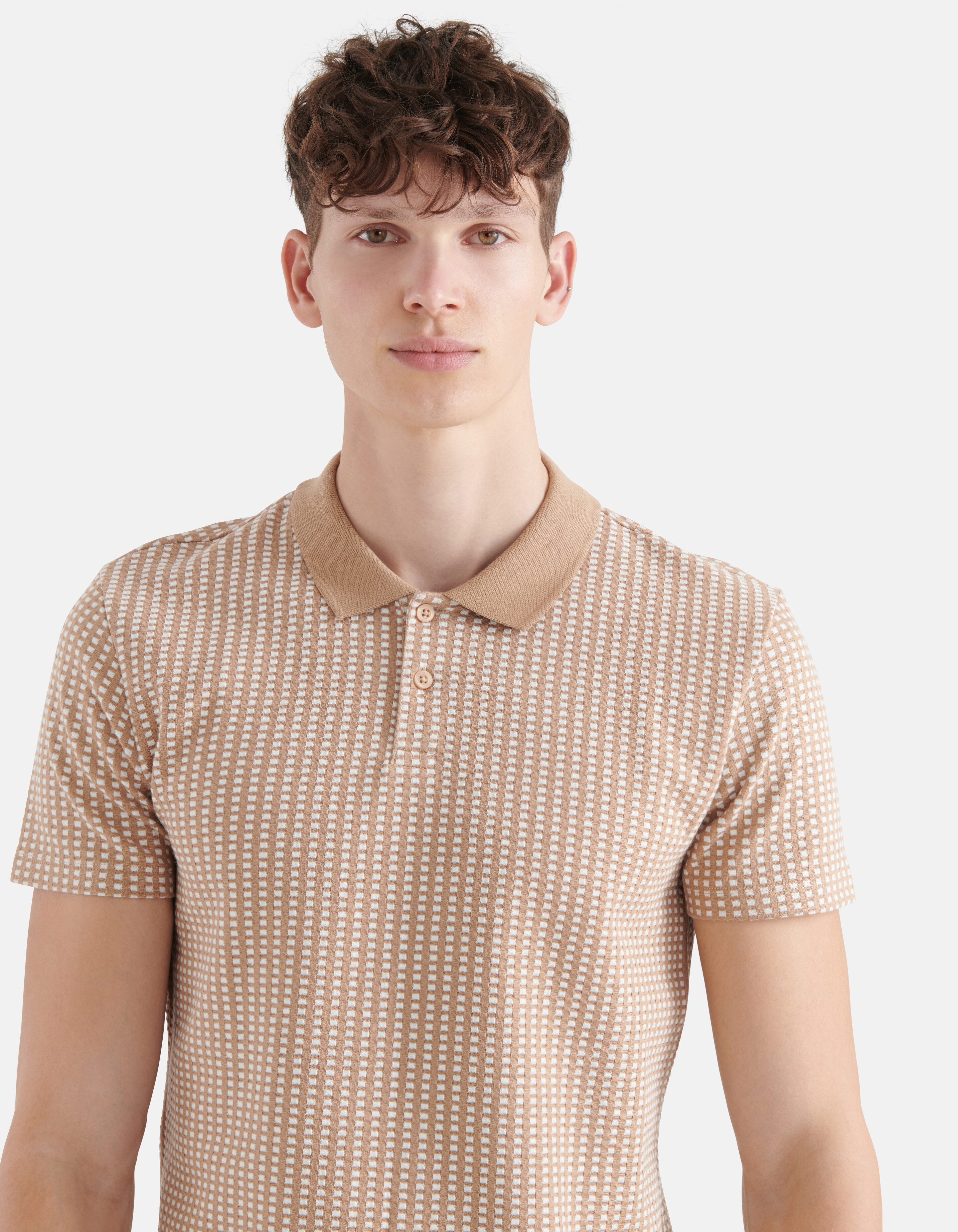 Rechteck-Polo Braun SHOEBY MEN