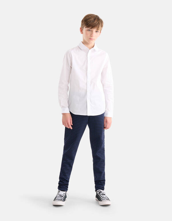 Basic Shirt Weiß SHOEBY BOYS