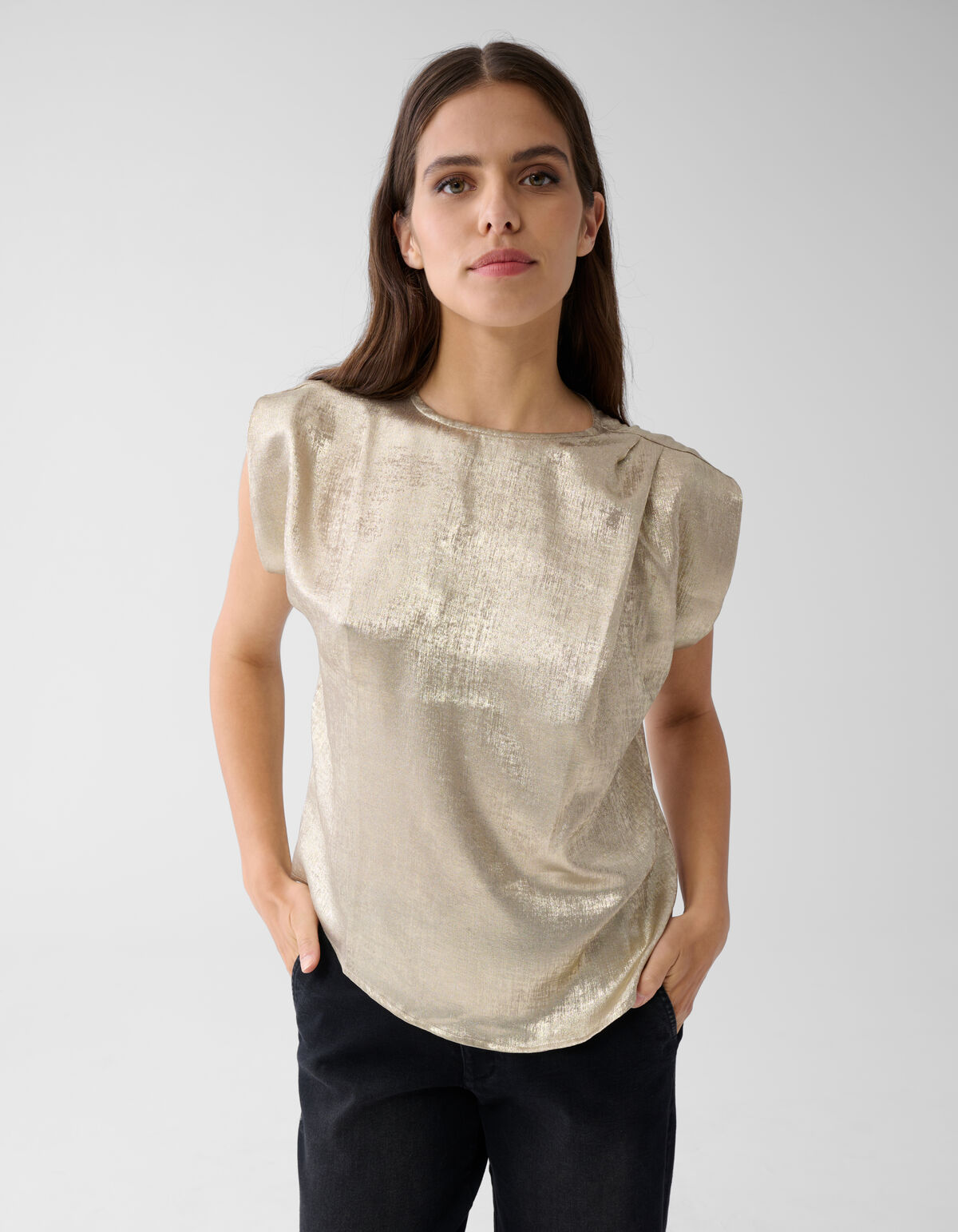 Metallisches Top Gold SHOEBY WOMEN