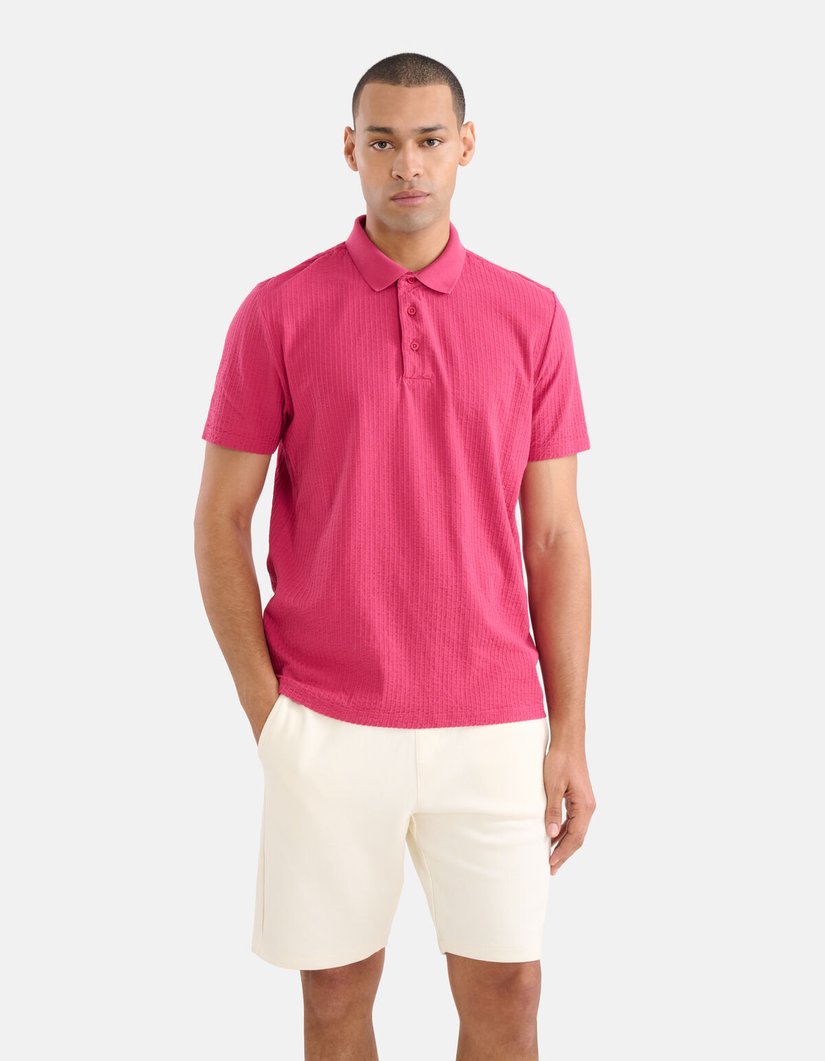 Struktur Polo Rot SHOEBY MEN