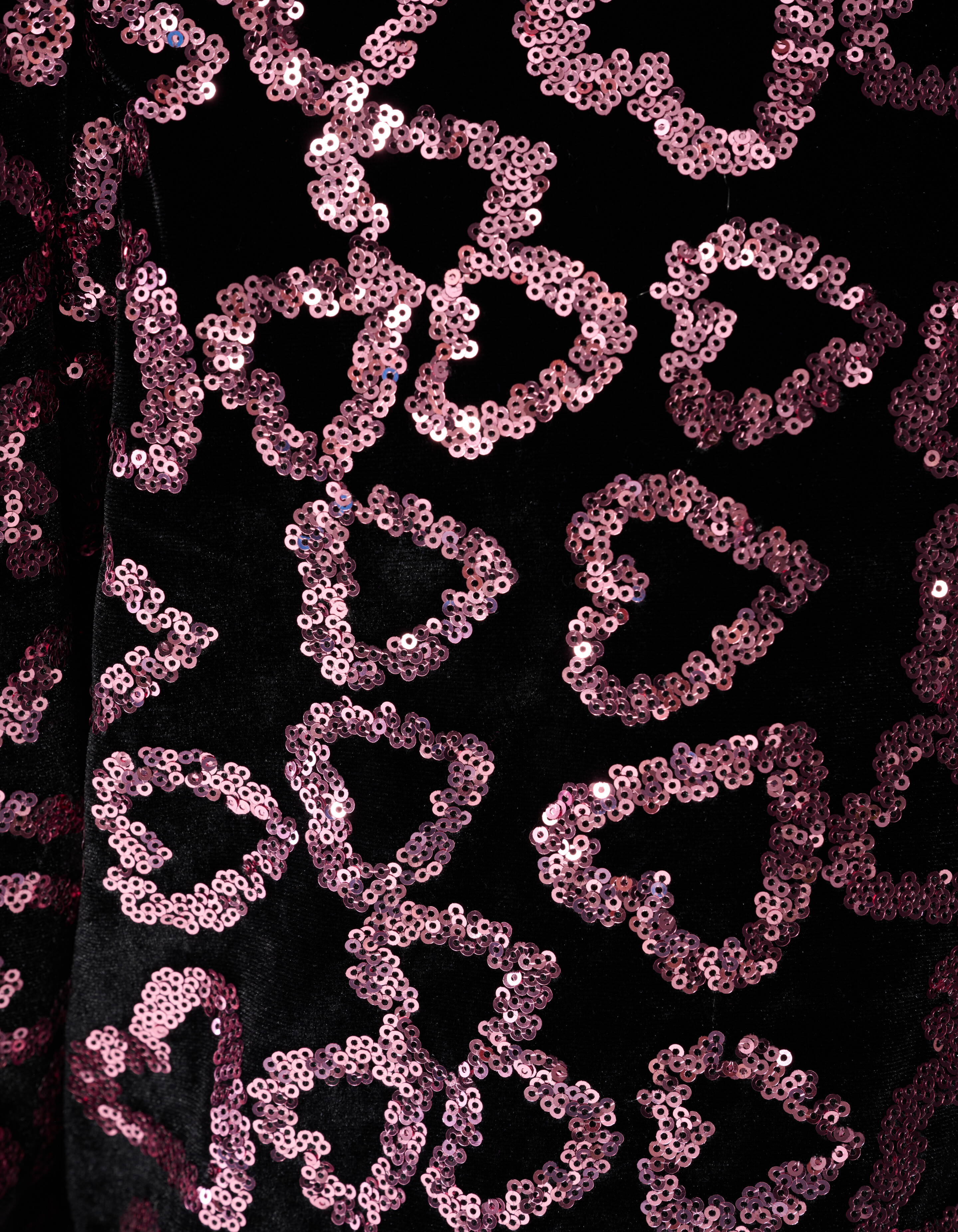 Paillettenherz-Top in Hellrosa SHOEBY GIRLS