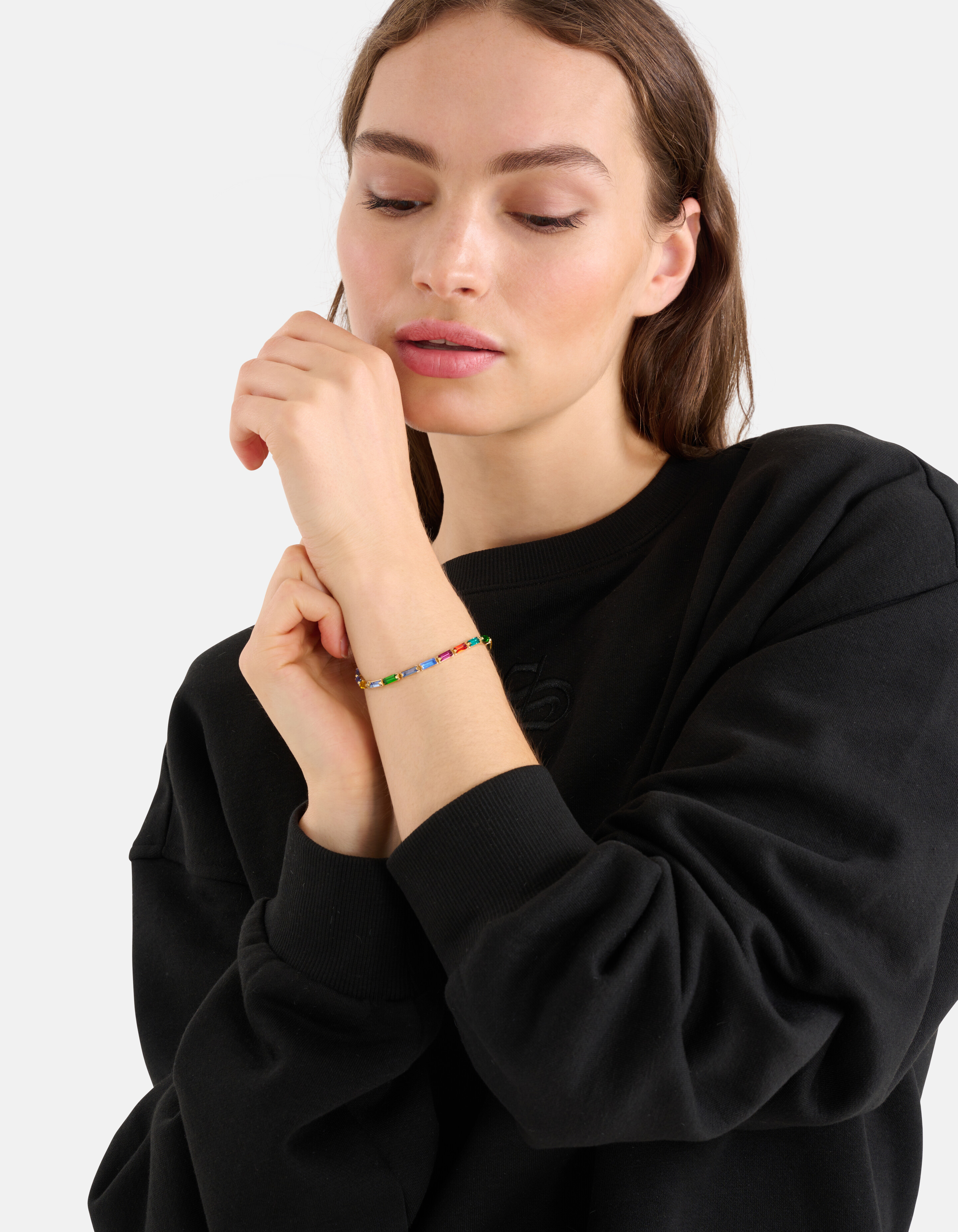 Multistrass-Armband Gold SHOEBY ACCESSOIRES