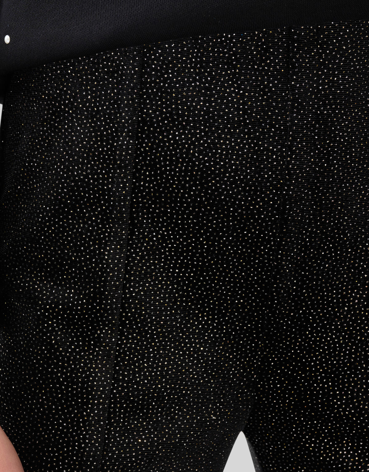 Glitter Flared Legging Schwarz SHOEBY GIRLS