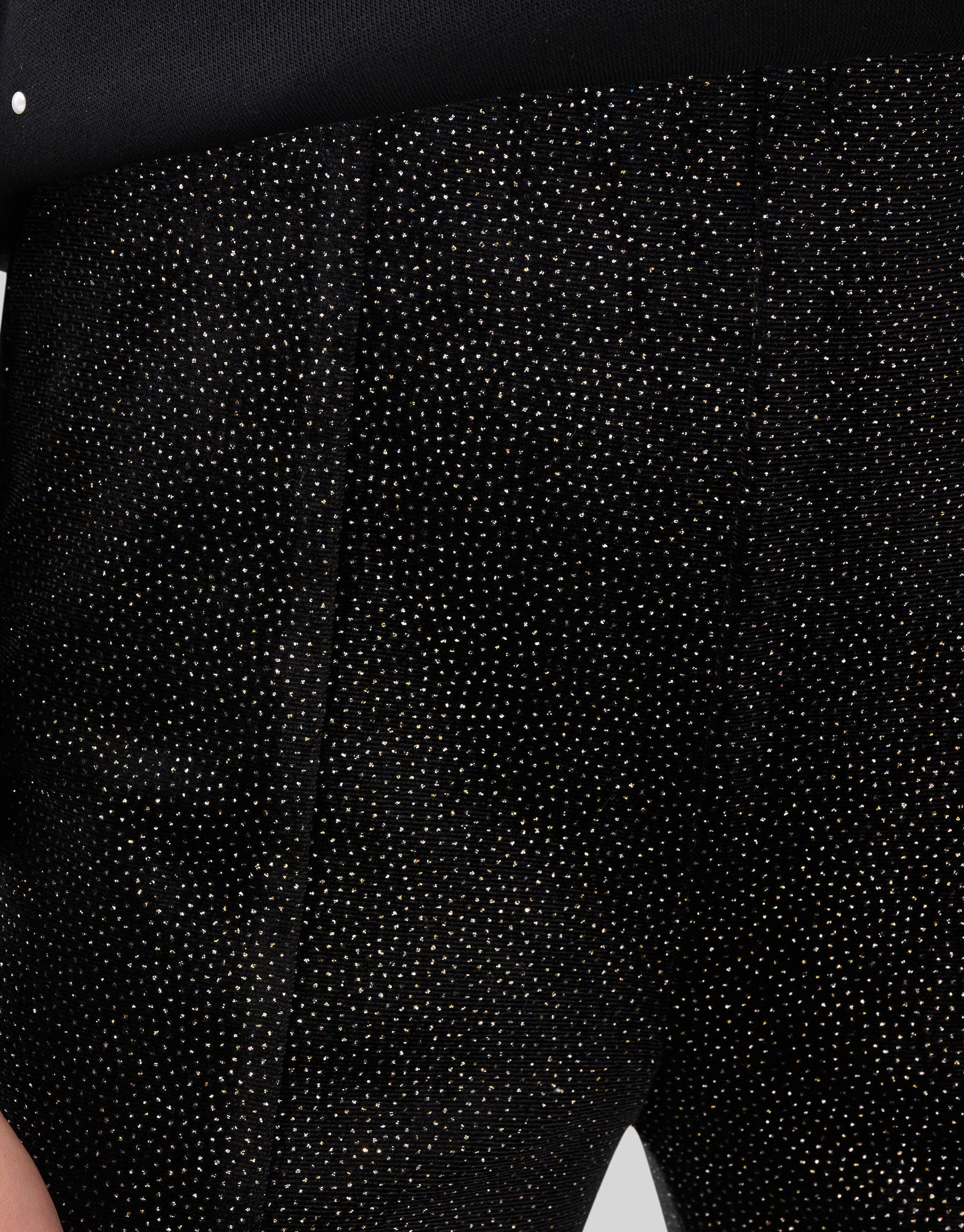 Glitter Flared Legging Schwarz SHOEBY GIRLS