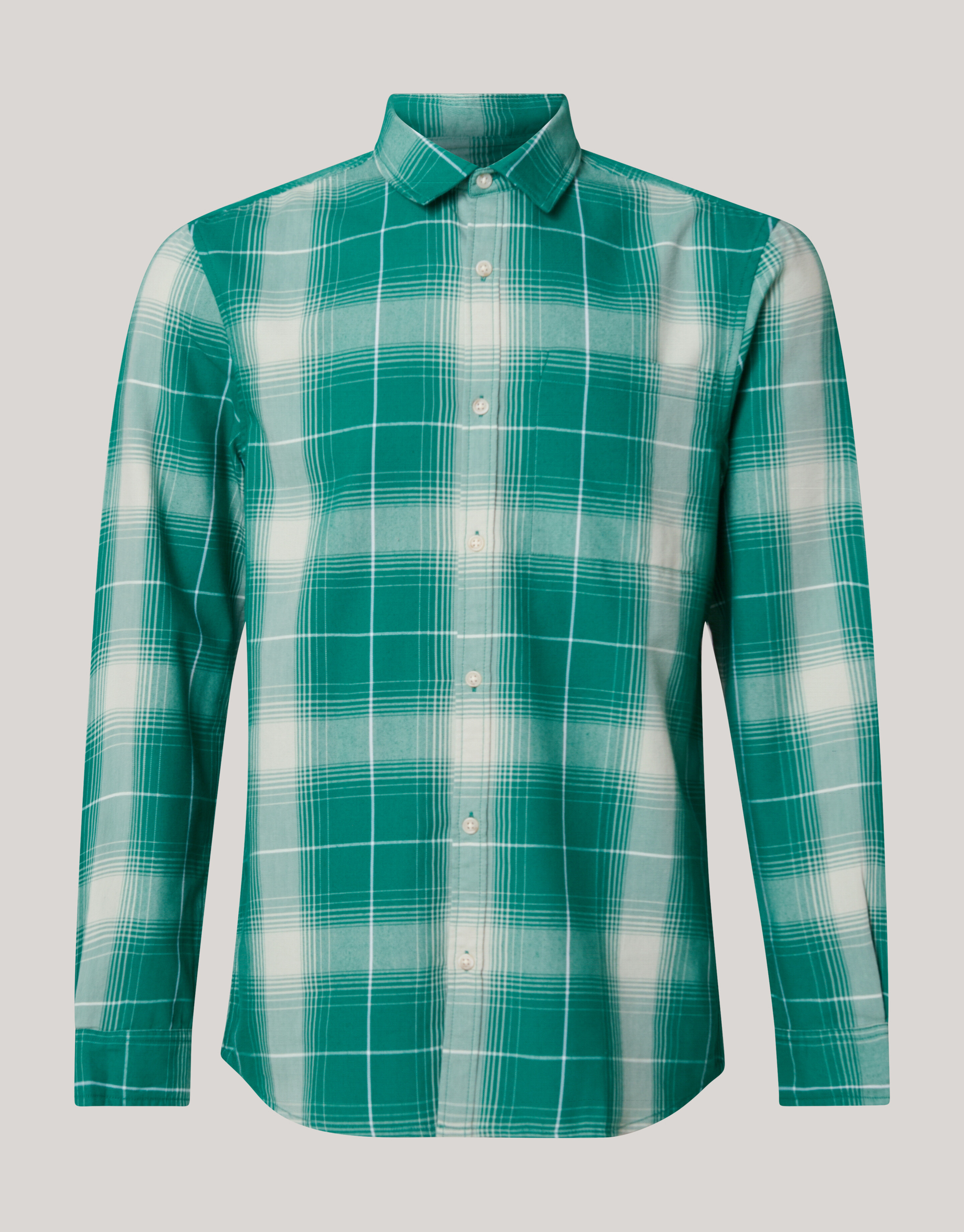 Flanell Kariertes Hemd Grün SHOEBY MEN