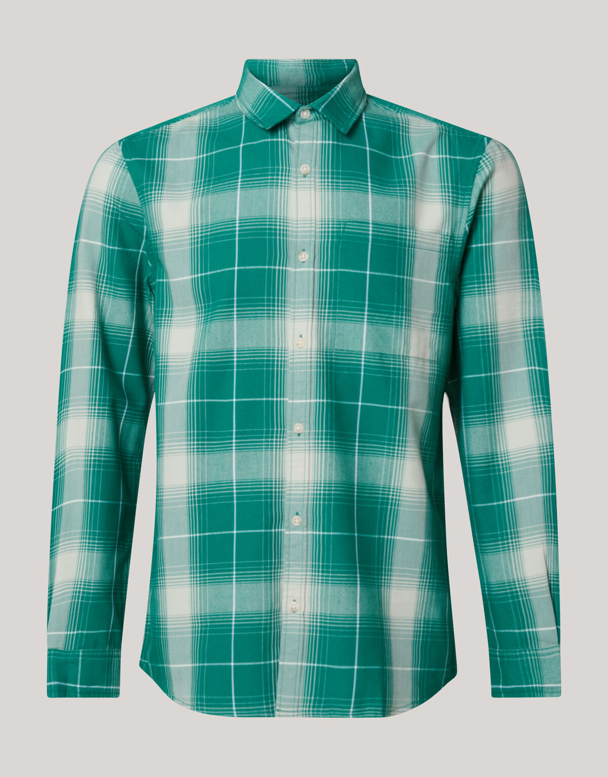 Flanell Kariertes Hemd Grün SHOEBY MEN