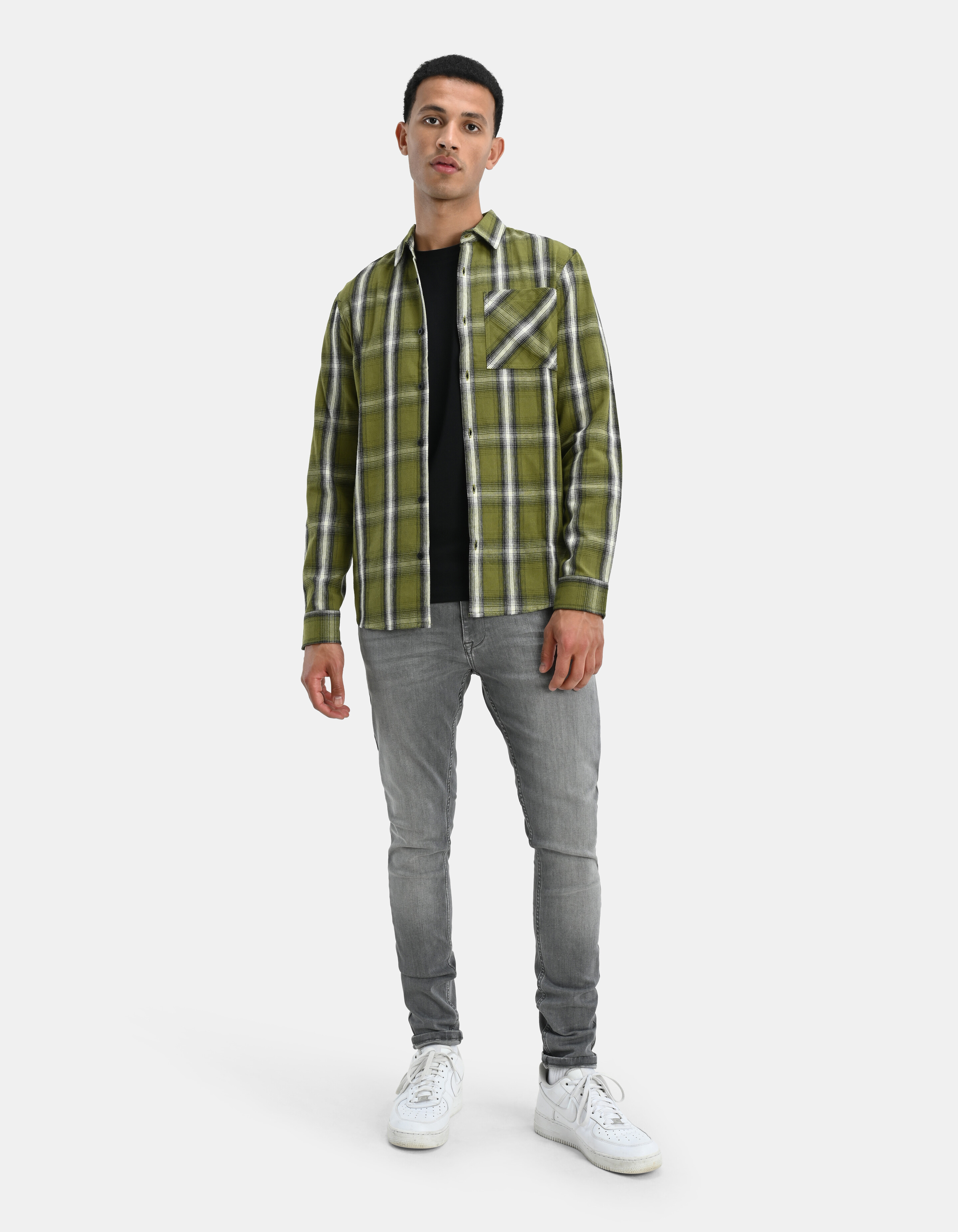 Grünes Karohemd SHOEBY MEN