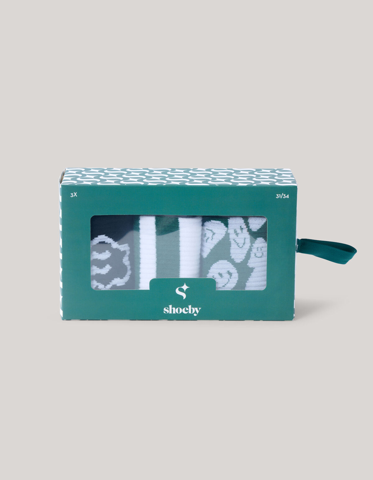 Geschenkbox Socken Dunkelgrün SHOEBY ACCESSOIRES