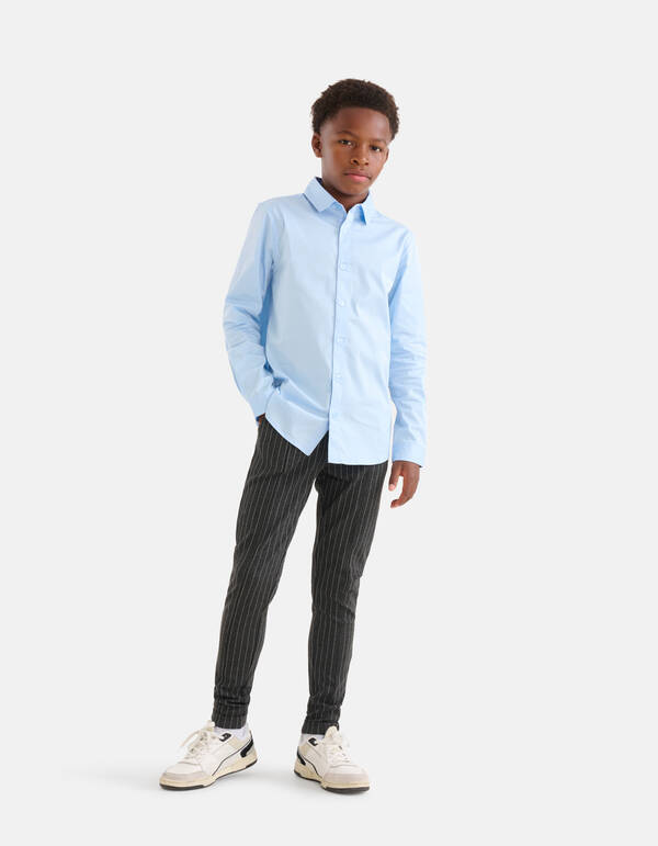 Nadelstreifen-Hose Dunkelgrau SHOEBY BOYS
