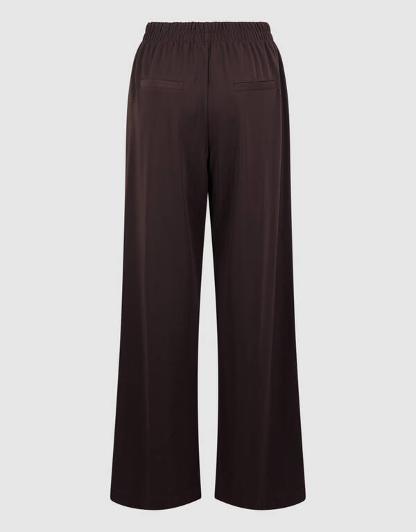 Basic-Hose mit weitem Bein Dunkelbraun SHOEBY WOMEN