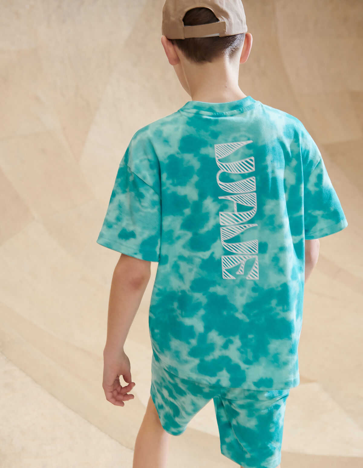 Tie Dye T-shirt Blau SHOEBY BOYS