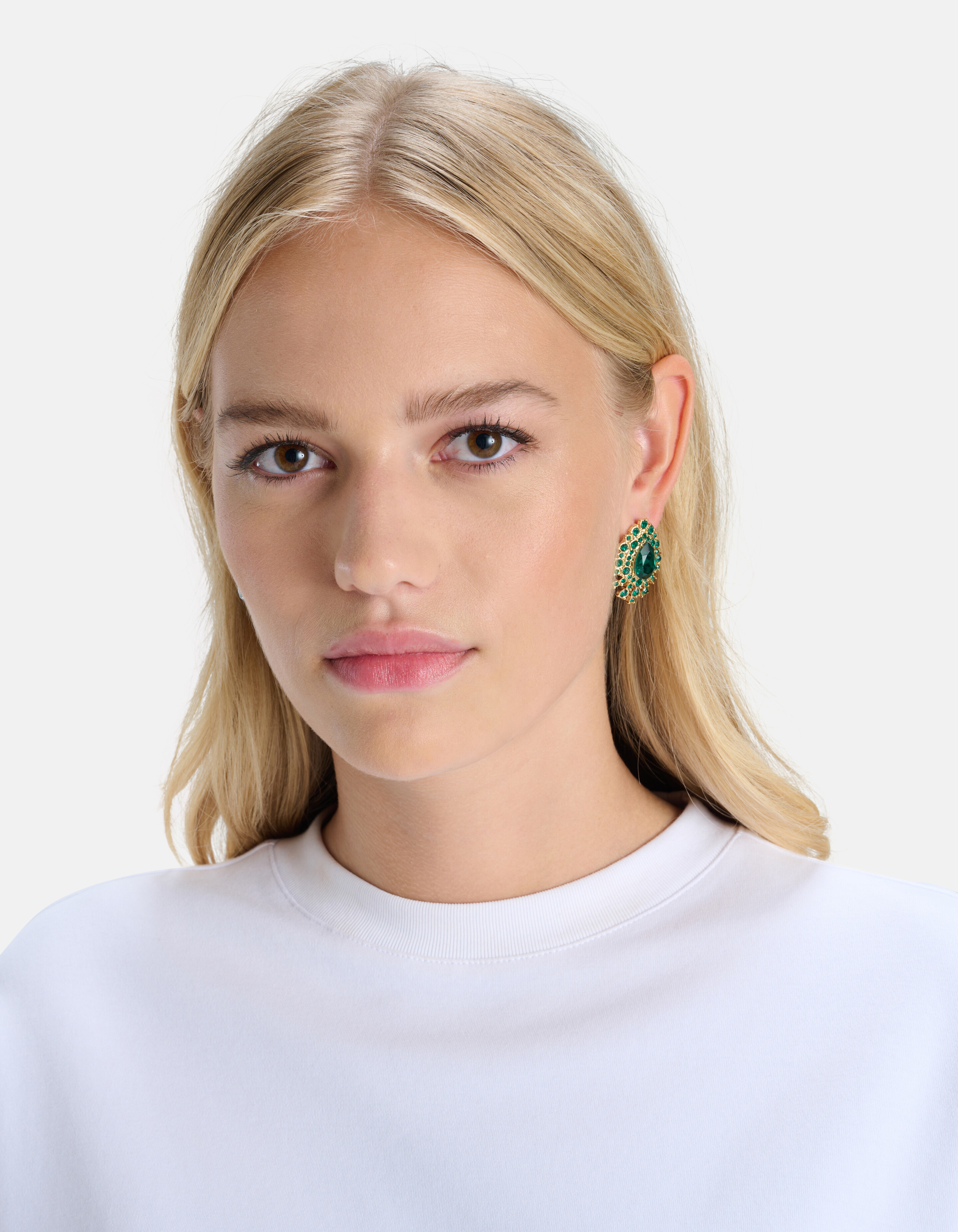 Grüne Vintage-Ohrringe SHOEBY ACCESSOIRES