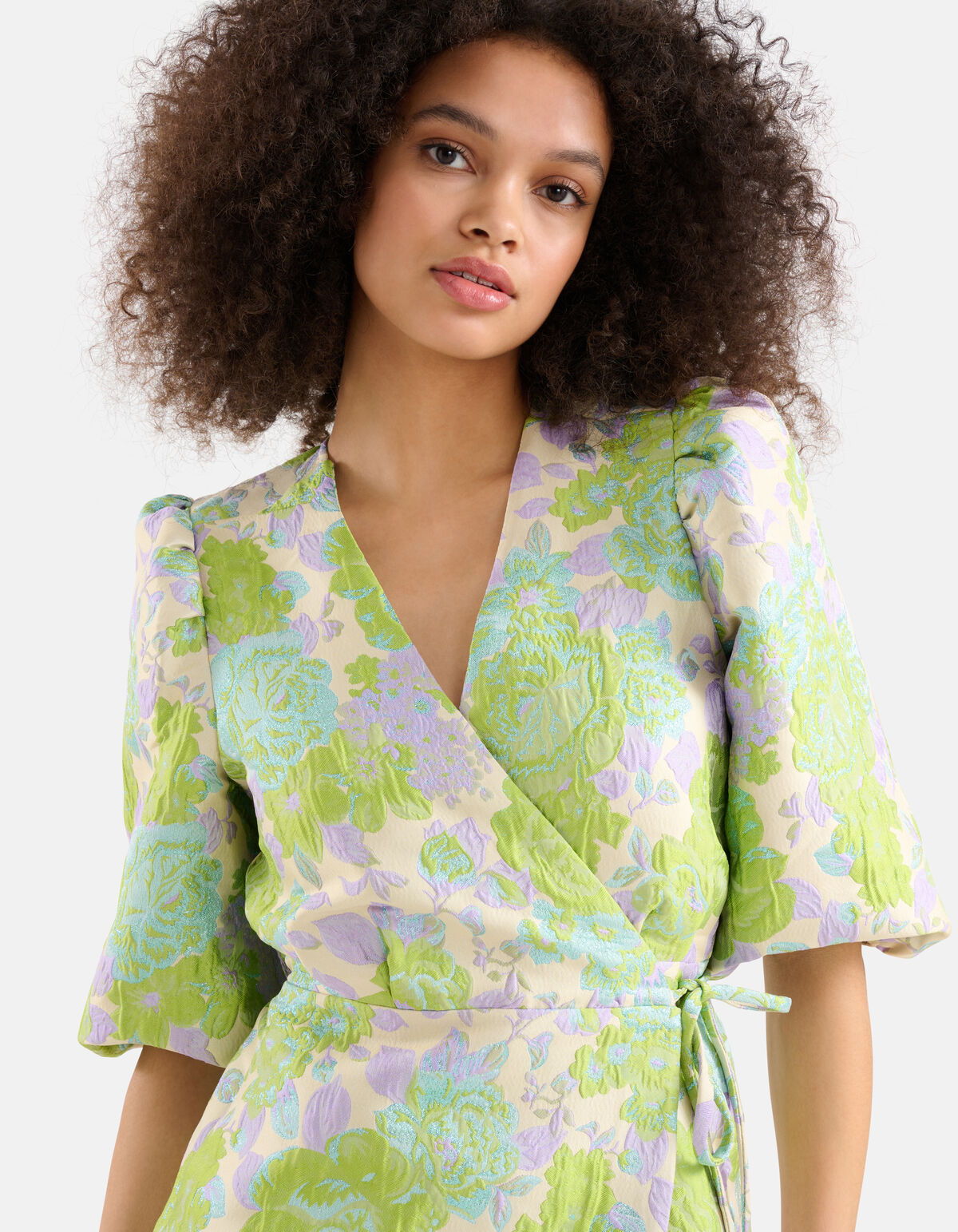 Jacquard-Kleid Grün SHOEBY WOMEN