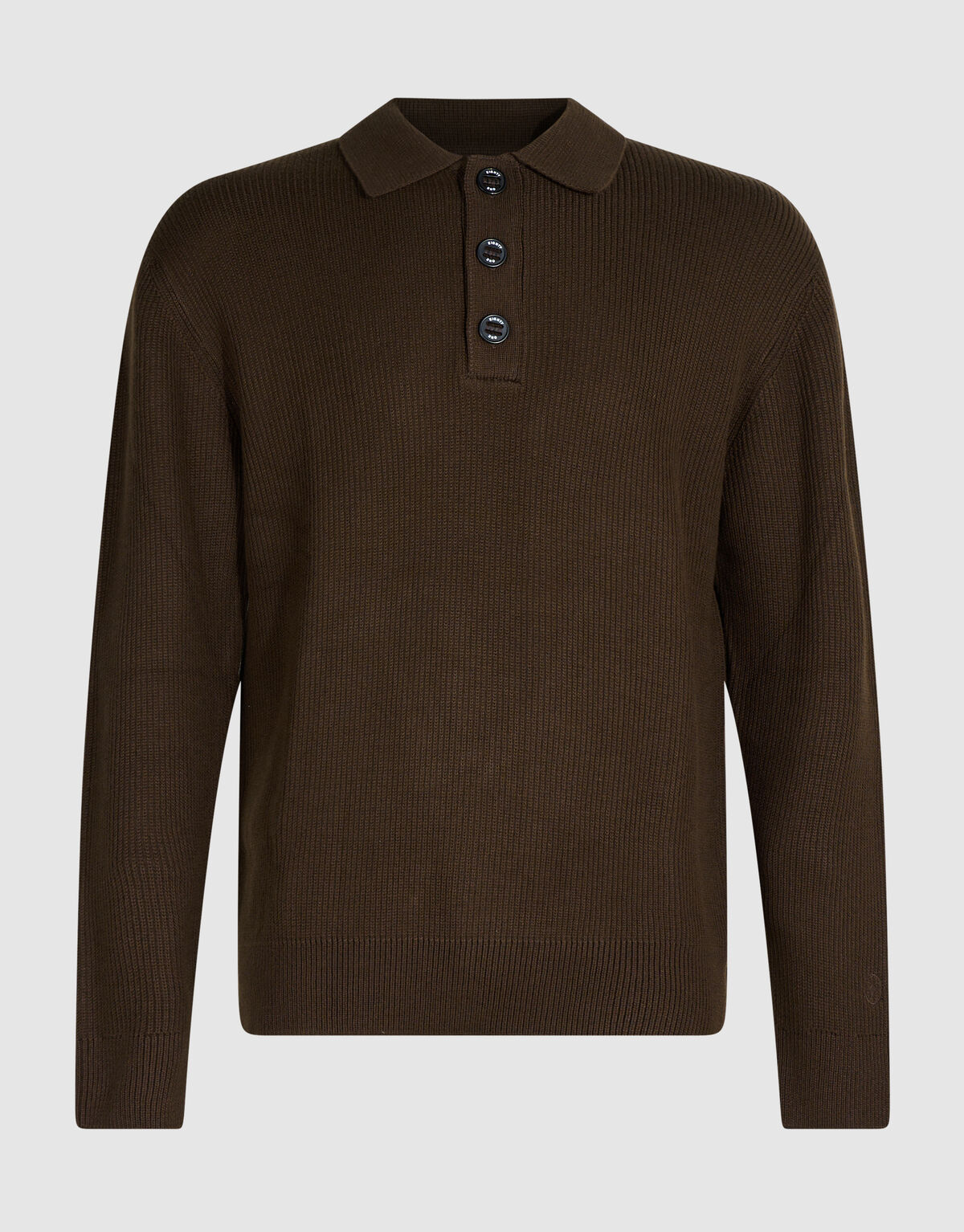 Heavy Strickpolo Braun SHOEBY MEN