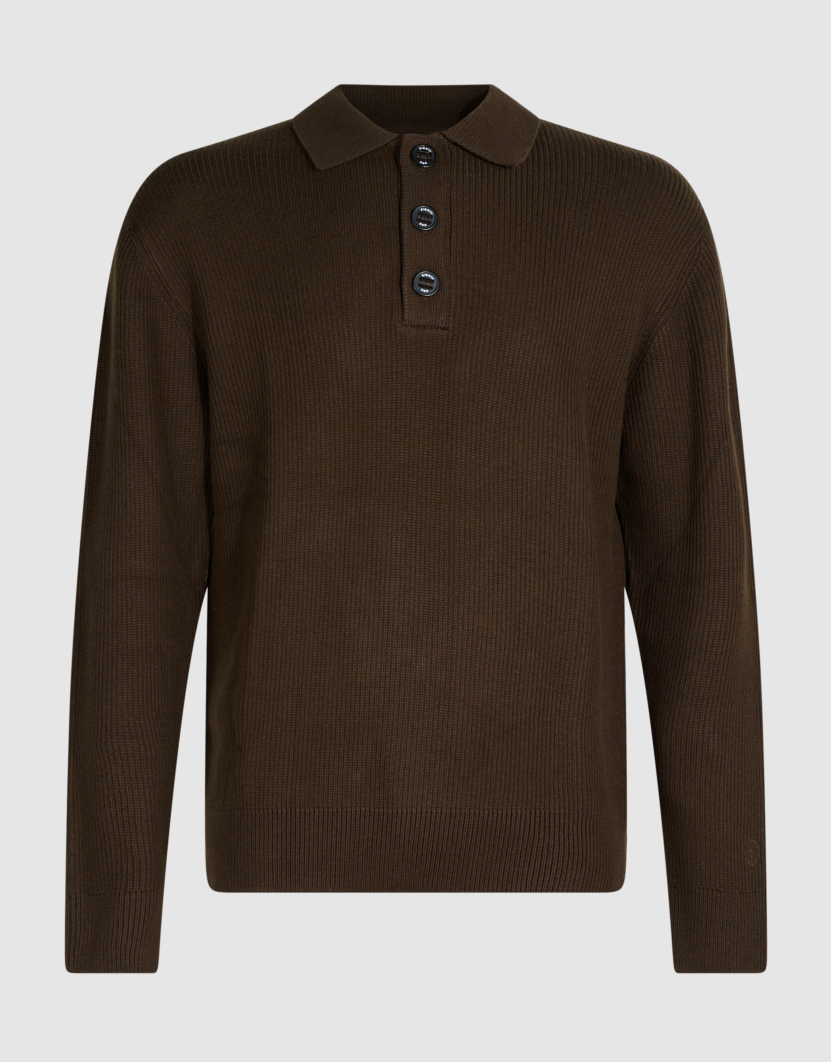 Heavy Strickpolo Braun SHOEBY MEN
