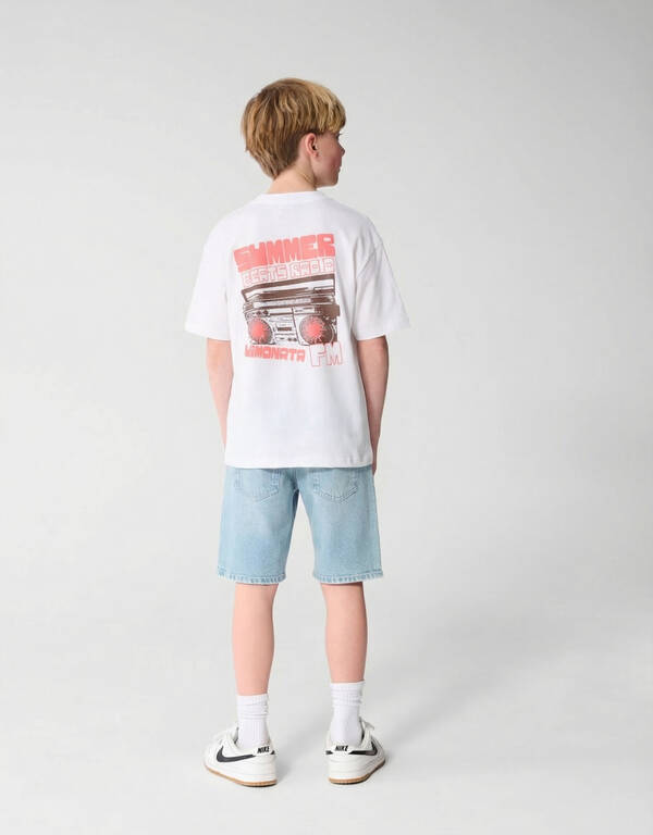 Limonata Artwork T-Shirt Wei&szlig; SHOEBY BOYS