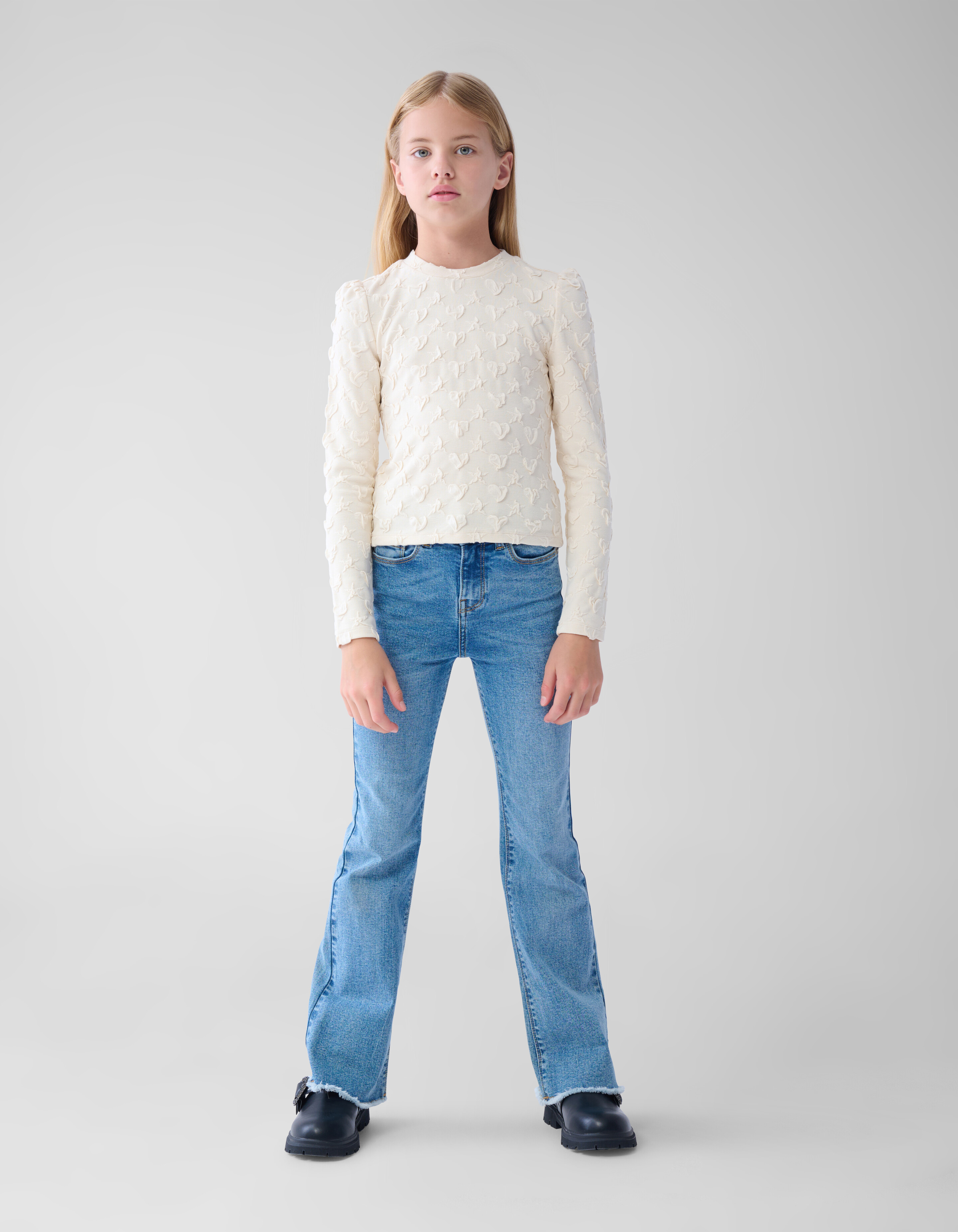 Strukturiertes Oberteil Off White SHOEBY GIRLS