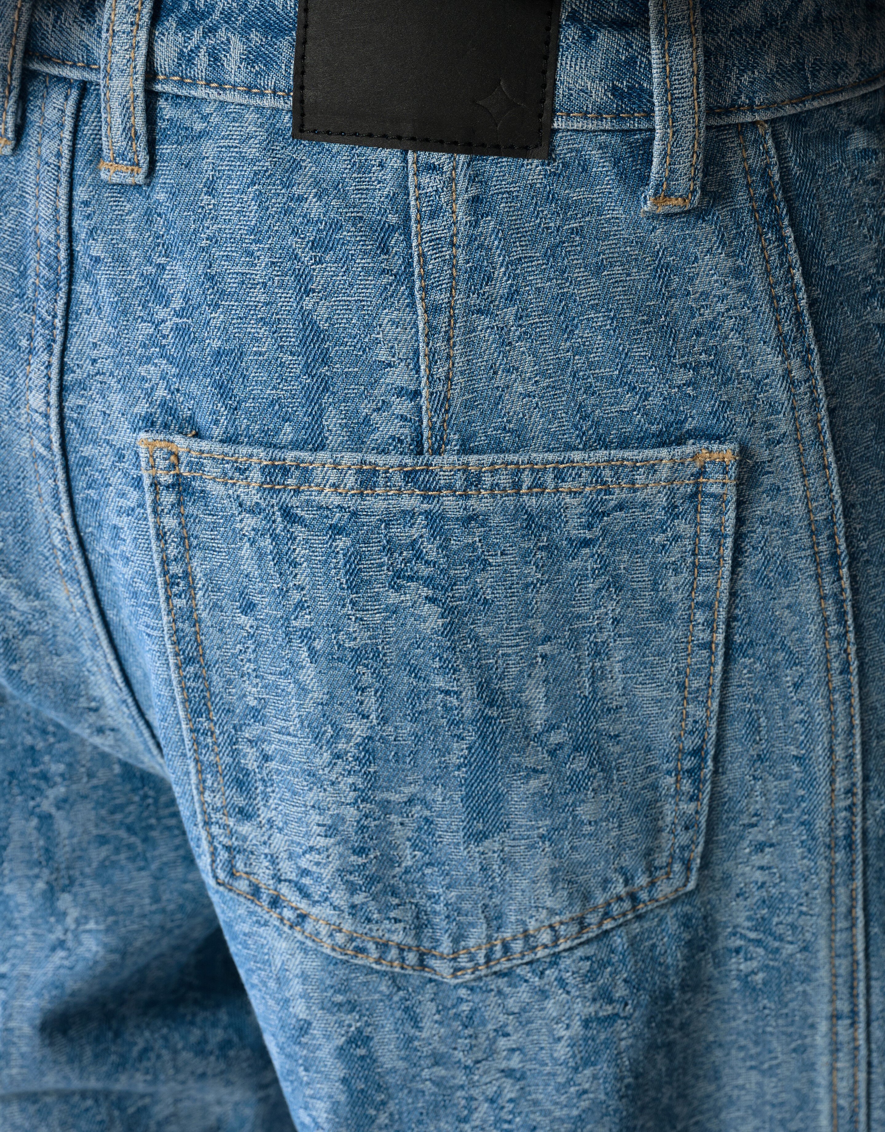 Jacquard Barrel Fit Jeans Blau SHOEBY WOMEN