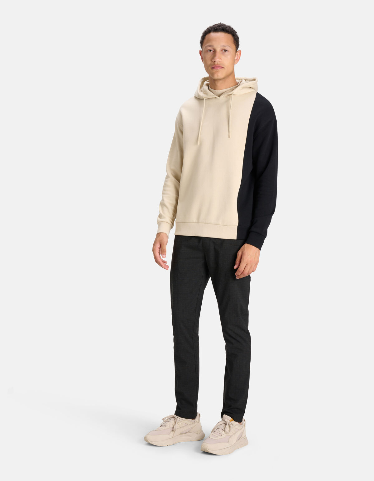 Hoodie Beige SHOEBY MEN