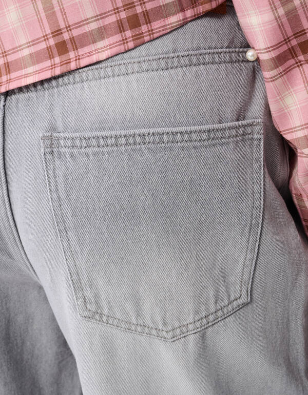 Baggy-Fit-Jeans, hellgrau SHOEBY WOMEN